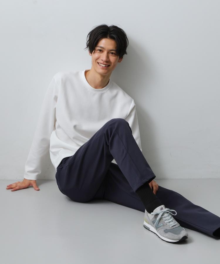 ザ ショップ ティーケー(メンズ) THE SHOP TK(Men) ◆【オールシーズン穿ける！】360°ストレッチ スマートムーブイージーパンツ （ネイビー(894)） ネイビー(894)