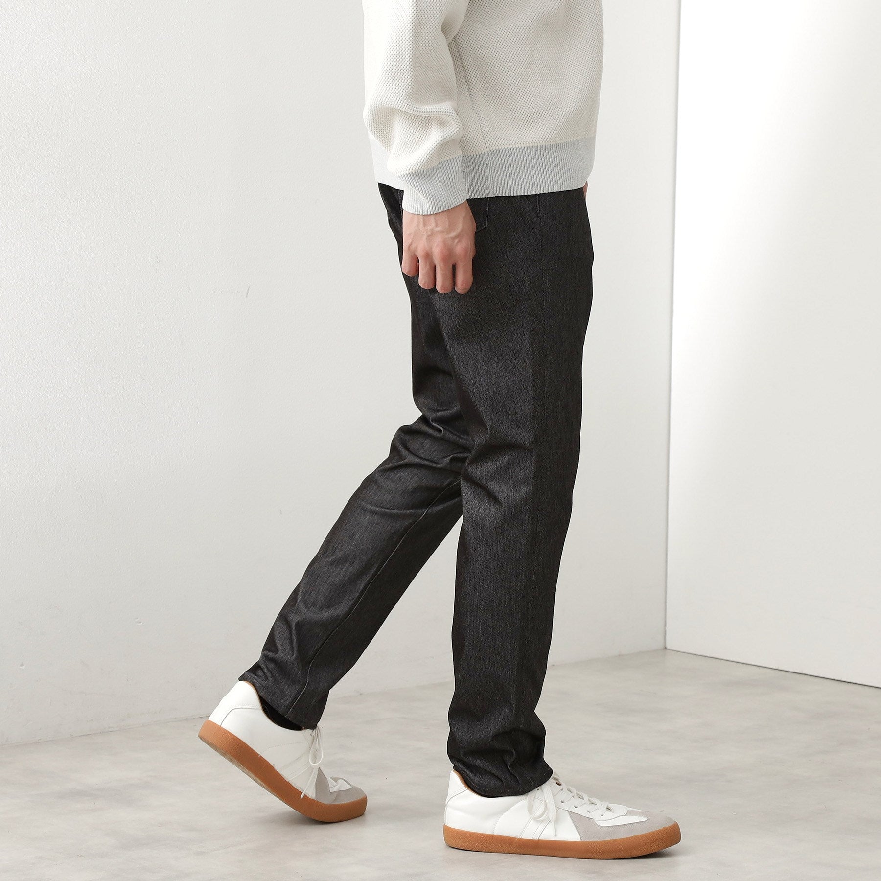 ザ ショップ ティーケー(メンズ) THE SHOP TK(Men) 【オールシーズン穿ける！】360°ストレッチ プレミアムスキニーパンツ 全5サイズ×6色展開 （スミクロ(818)） スミクロ(818)