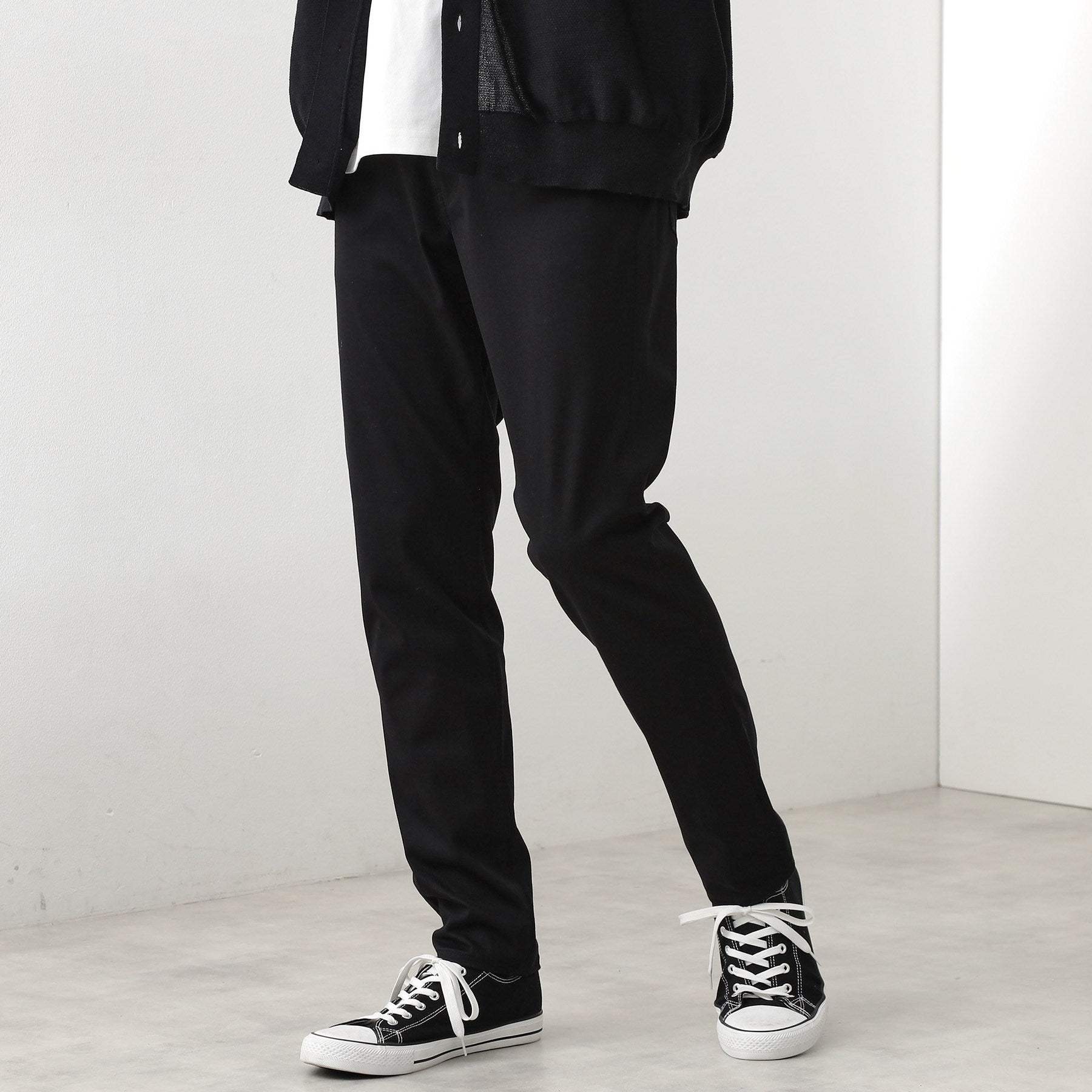 ザ ショップ ティーケー(メンズ) THE SHOP TK(Men) 【オールシーズン穿ける！】360°ストレッチ プレミアムスキニーパンツ 全5サイズ×6色展開 （スミクロ(818)） スミクロ(818)