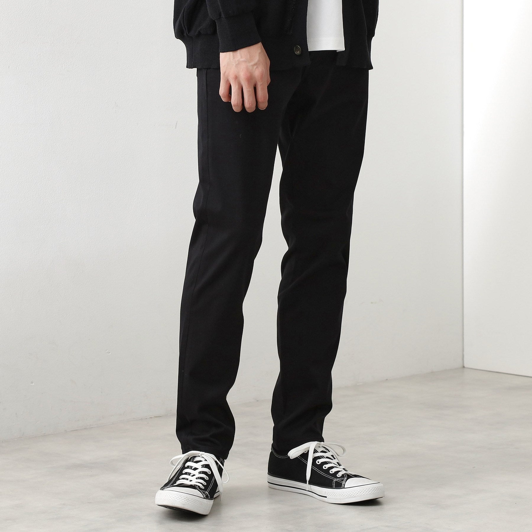 ザ ショップ ティーケー(メンズ) THE SHOP TK(Men) 【オールシーズン穿ける！】360°ストレッチ プレミアムスキニーパンツ 全5サイズ×6色展開 （スミクロ(818)） スミクロ(818)