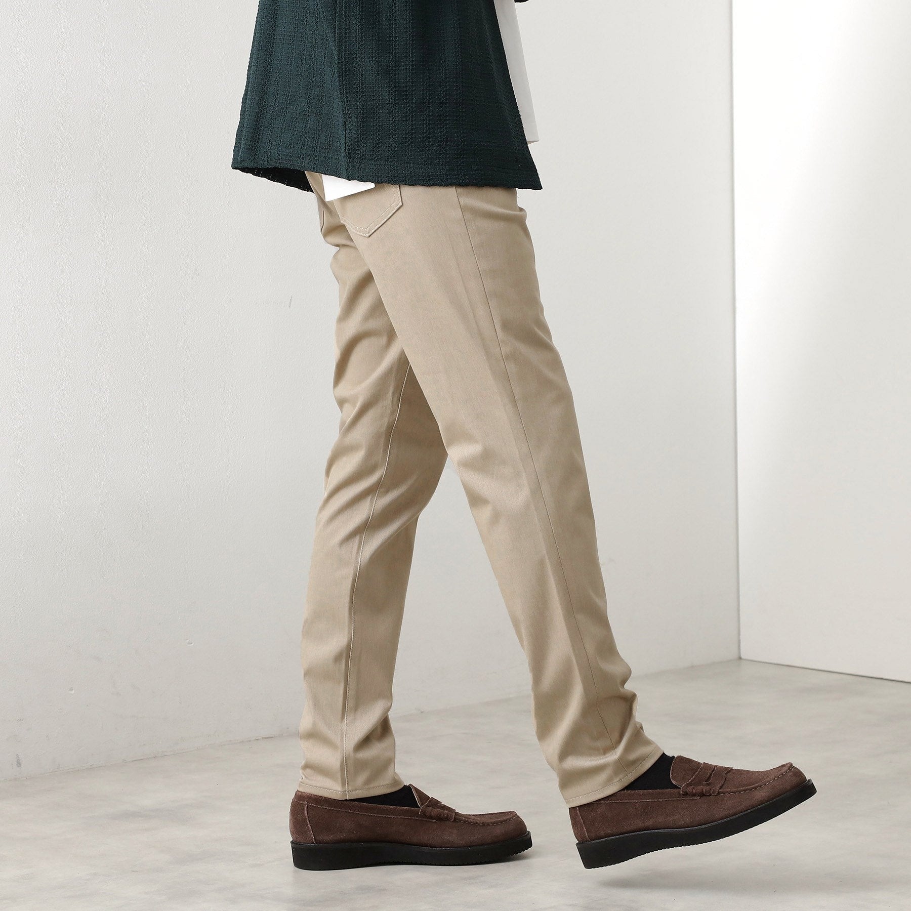 ザ ショップ ティーケー(メンズ) THE SHOP TK(Men) 【オールシーズン穿ける！】360°ストレッチ プレミアムスキニーパンツ 全5サイズ×6色展開 （スミクロ(818)） スミクロ(818)