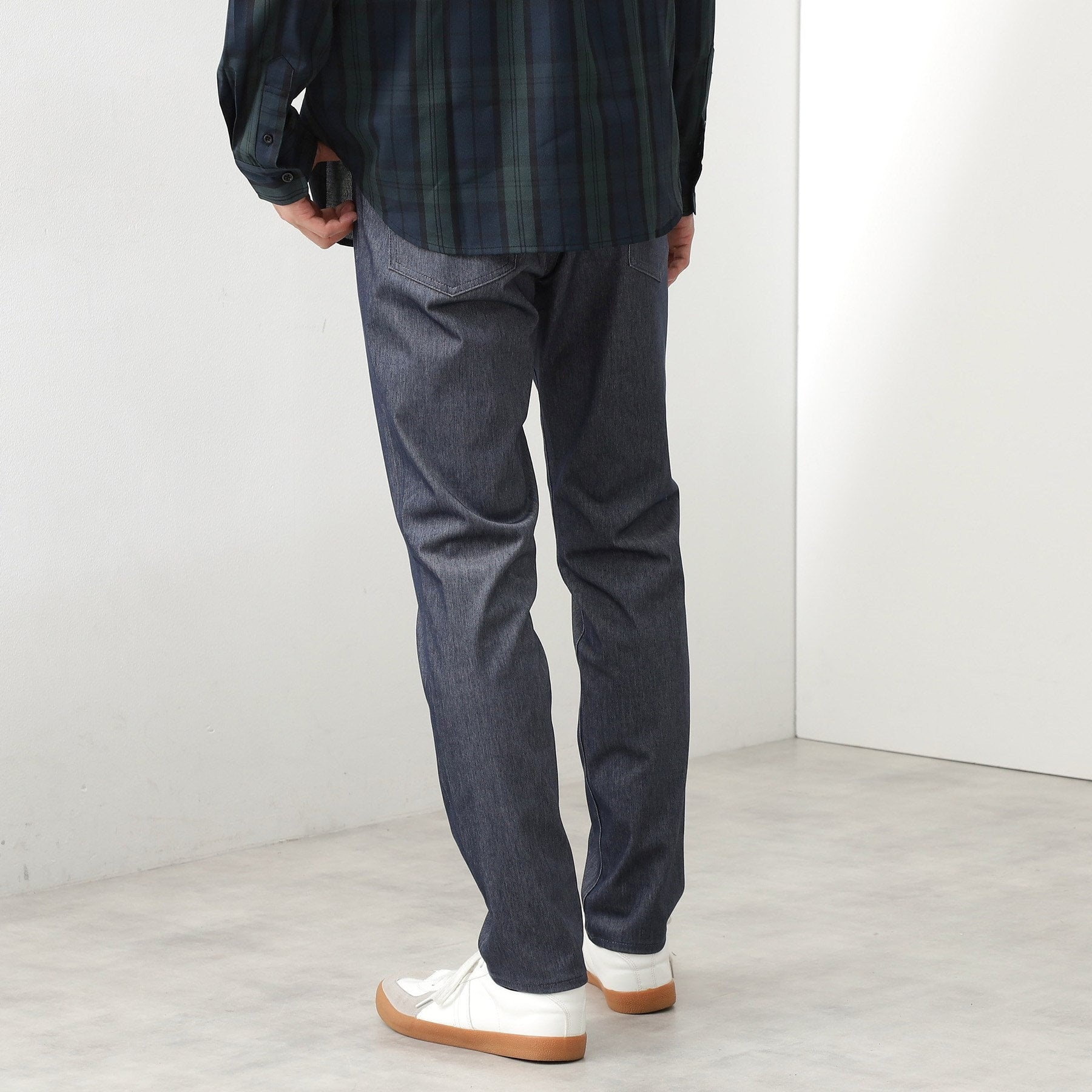 ザ ショップ ティーケー(メンズ) THE SHOP TK(Men) 【オールシーズン穿ける！】360°ストレッチ プレミアムスキニーパンツ 全5サイズ×6色展開 （スミクロ(818)） スミクロ(818)