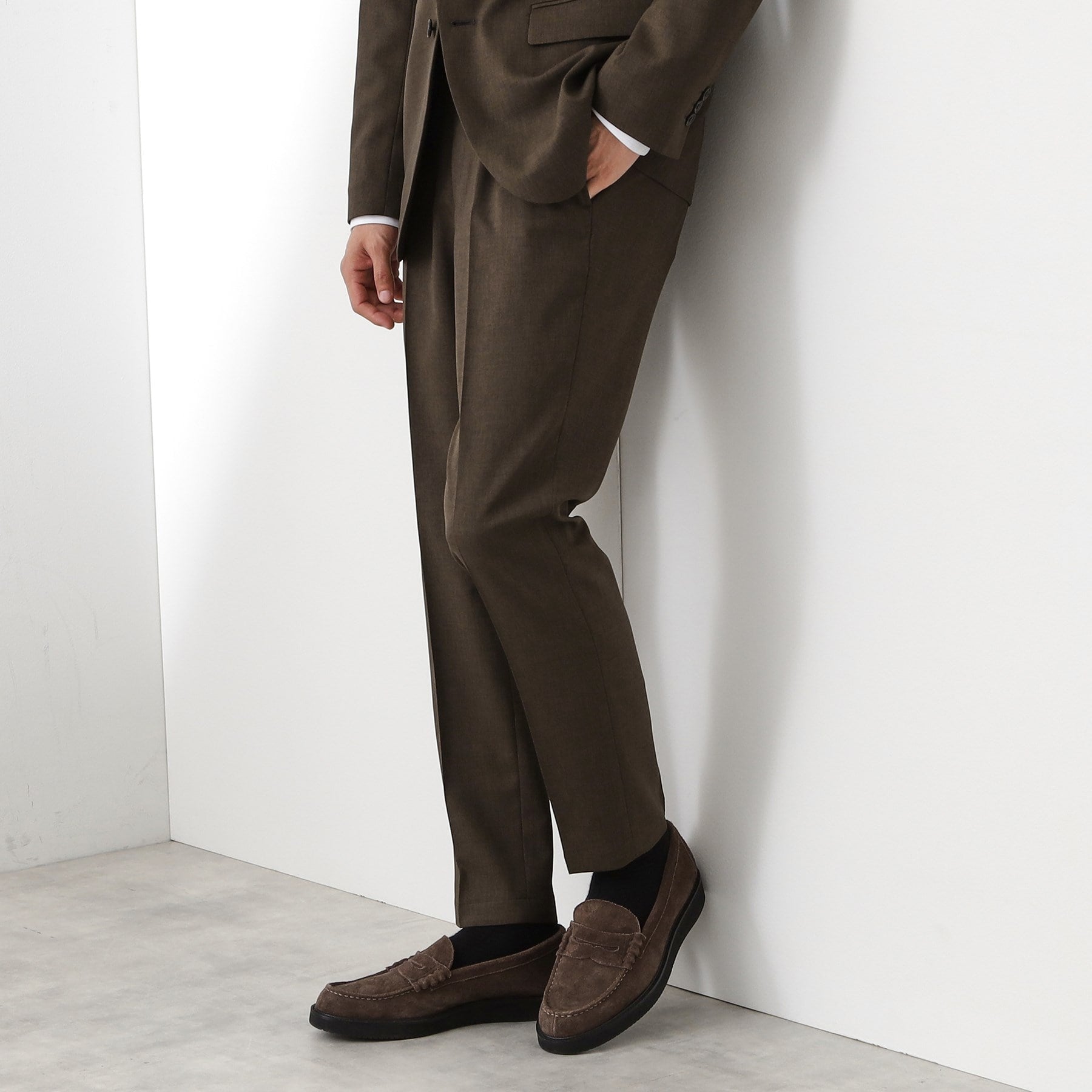 ザ ショップ ティーケー(メンズ) THE SHOP TK(Men) AVANT カルゼスラックス 【セットアップ可】 （カーキ(029)） カーキ(029)