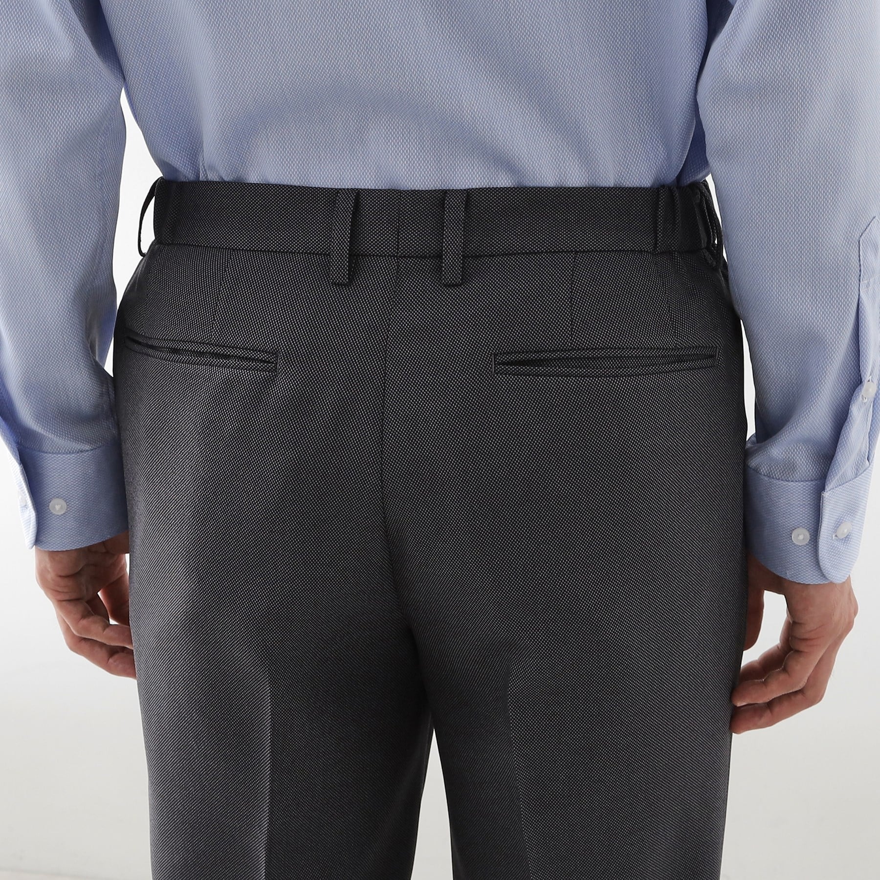 ザ ショップ ティーケー(メンズ) THE SHOP TK(Men) AVANT バーズアイスラックス 【セットアップ可】 （ネイビー(094)） ネイビー(094)