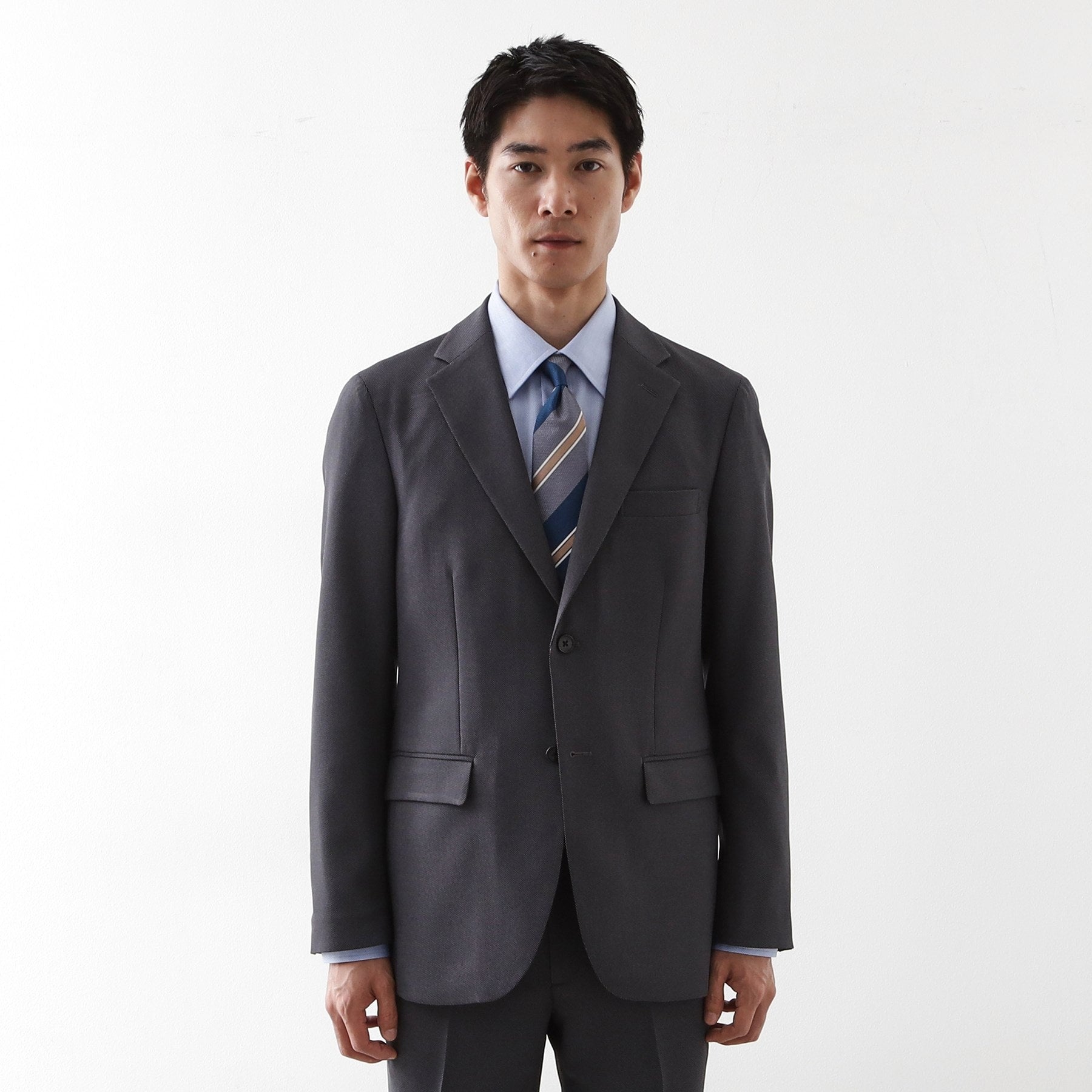 ザ ショップ ティーケー(メンズ) THE SHOP TK(Men) AVANT バーズアイジャケット 【セットアップ可】 （ネイビー(094)） ネイビー(094)