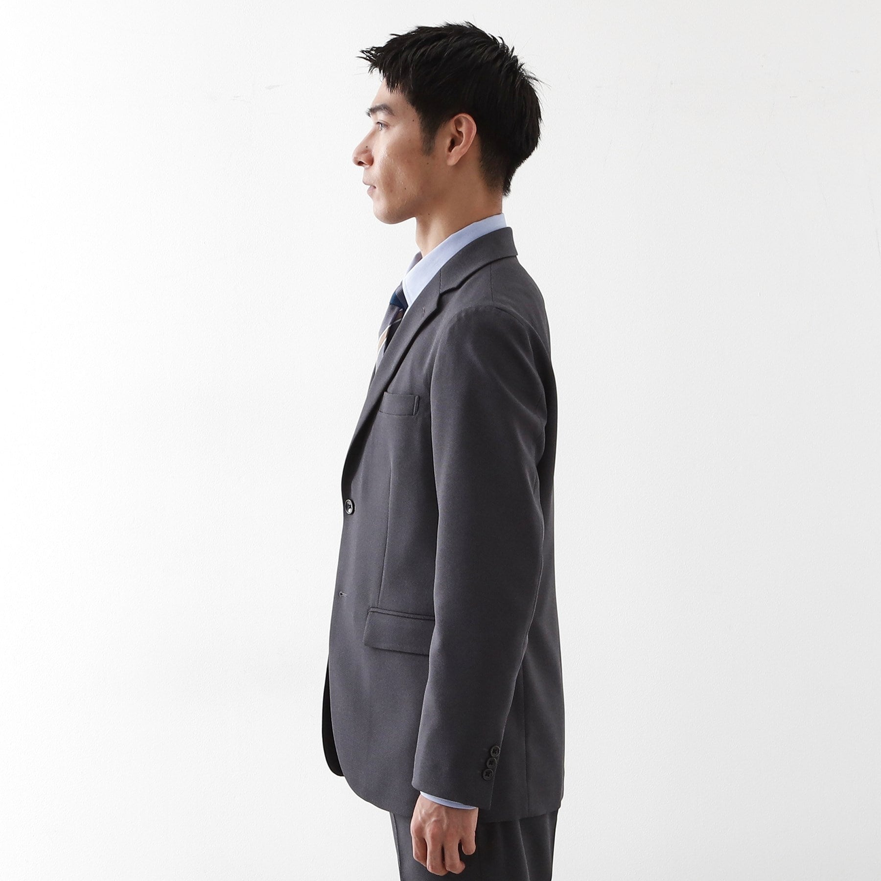 ザ ショップ ティーケー(メンズ) THE SHOP TK(Men) AVANT バーズアイジャケット 【セットアップ可】 （ネイビー(094)） ネイビー(094)