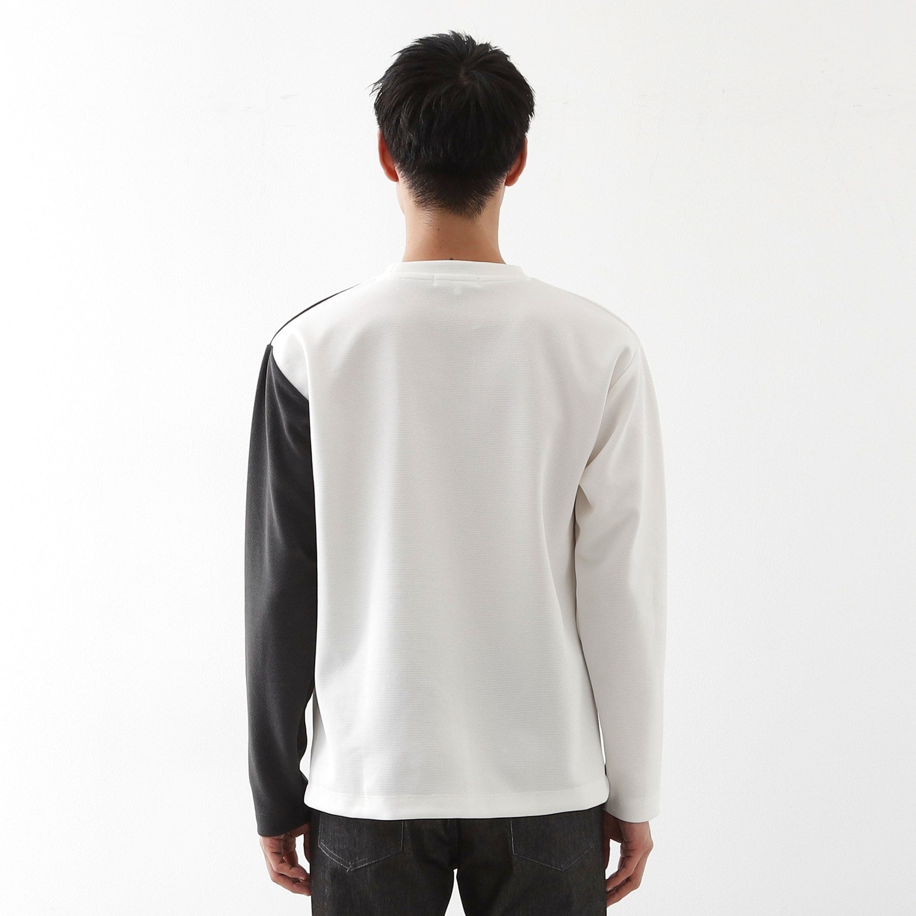 ザ ショップ ティーケー(メンズ) THE SHOP TK(Men) パターンブロッキングプルオーバー （オフホワイト(003)） オフホワイト(003)