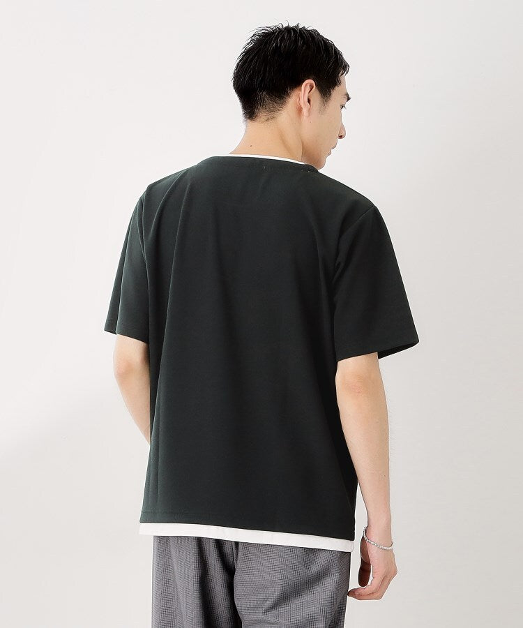 ザ ショップ ティーケー(メンズ) THE SHOP TK(Men) ツイルキーネックプルオーバー S／S （グレージュ(050)） グレージュ(050)