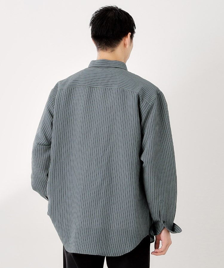 ザ ショップ ティーケー(メンズ) THE SHOP TK(Men) チェック＆ストライプアソート長袖シャツ【洗濯機OK】 （ブラウン(344)） ブラウン(344)