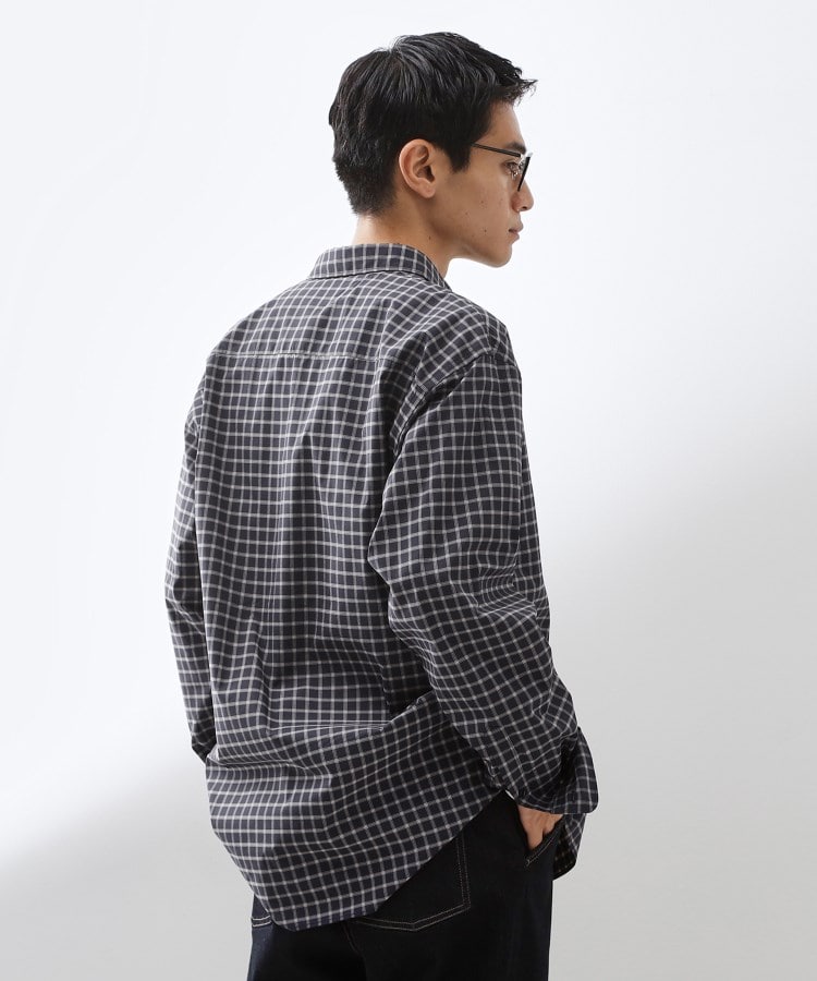 ザ ショップ ティーケー(メンズ) THE SHOP TK(Men) チェック＆ストライプアソート長袖シャツ【洗濯機OK】 （ブラウン(344)） ブラウン(344)