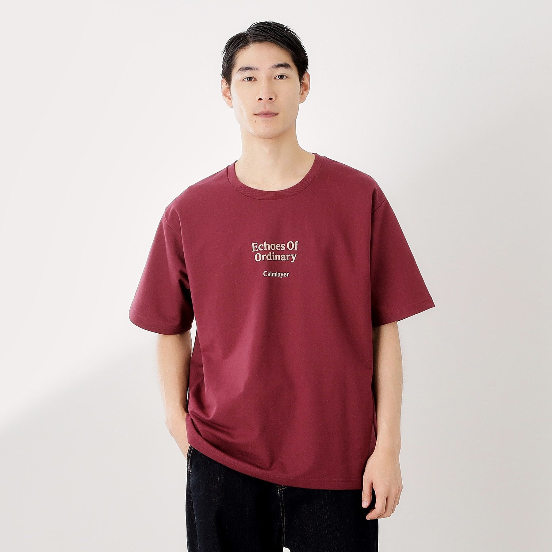 ザ ショップ ティーケー(メンズ) THE SHOP TK(Men) 裏配色5分袖プルオーバー （オフホワイト(003)） オフホワイト(003)