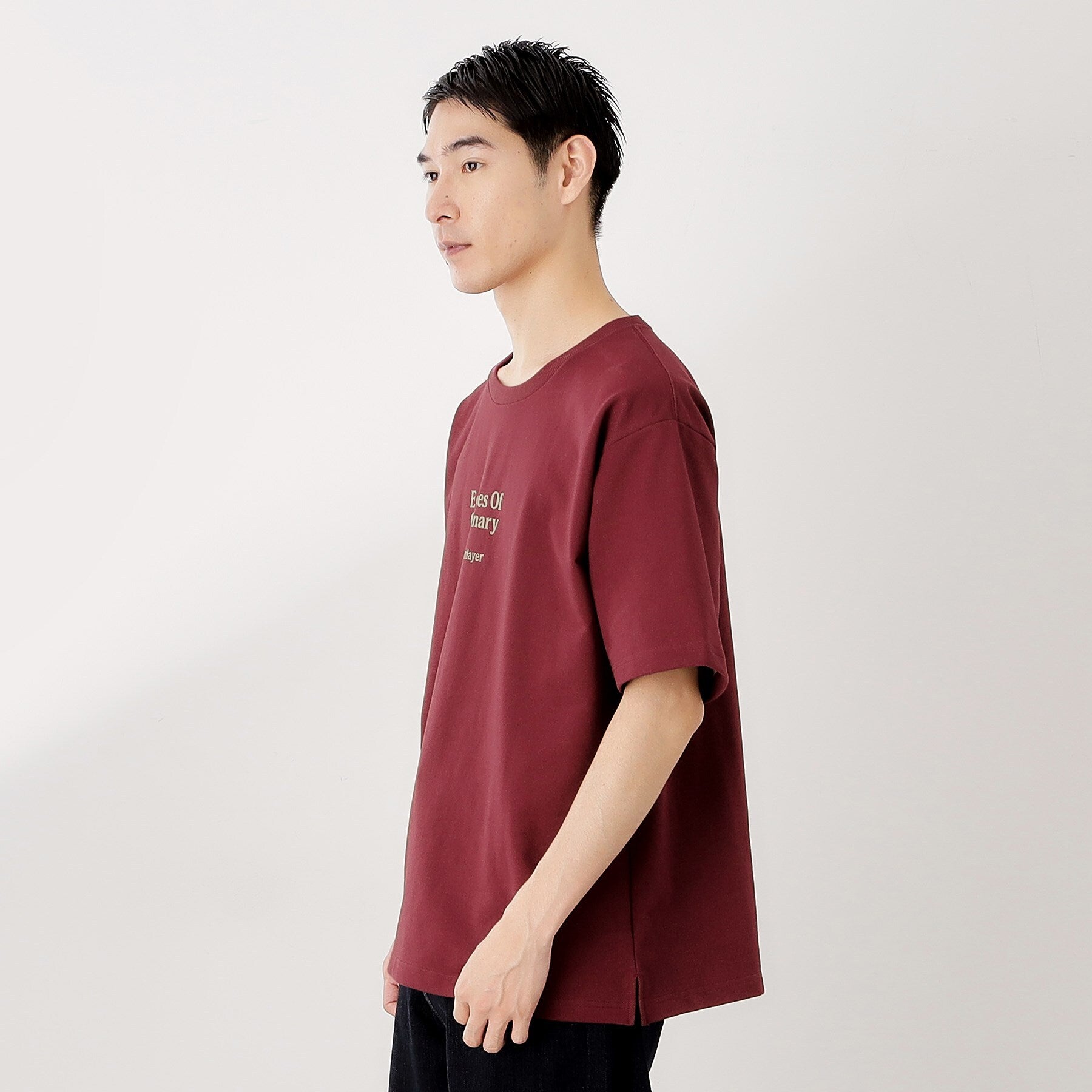 ザ ショップ ティーケー(メンズ) THE SHOP TK(Men) 裏配色5分袖プルオーバー （オフホワイト(003)） オフホワイト(003)