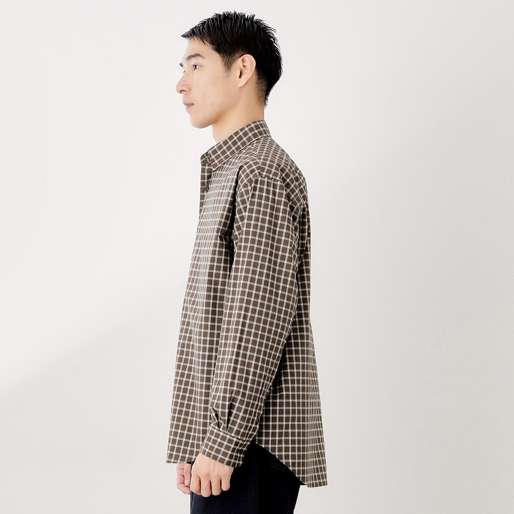 ザ ショップ ティーケー(メンズ) THE SHOP TK(Men) チェック＆ストライプアソート長袖シャツ【洗濯機OK】 （ブルーグリーン(397)） ブルーグリーン(397)