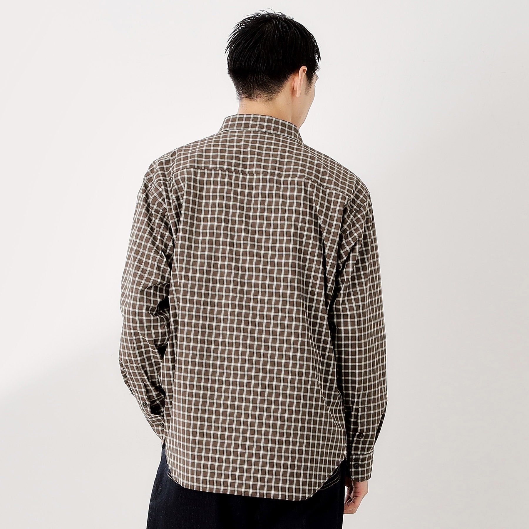 ザ ショップ ティーケー(メンズ) THE SHOP TK(Men) チェック＆ストライプアソート長袖シャツ【洗濯機OK】 （ブルーグリーン(397)） ブルーグリーン(397)