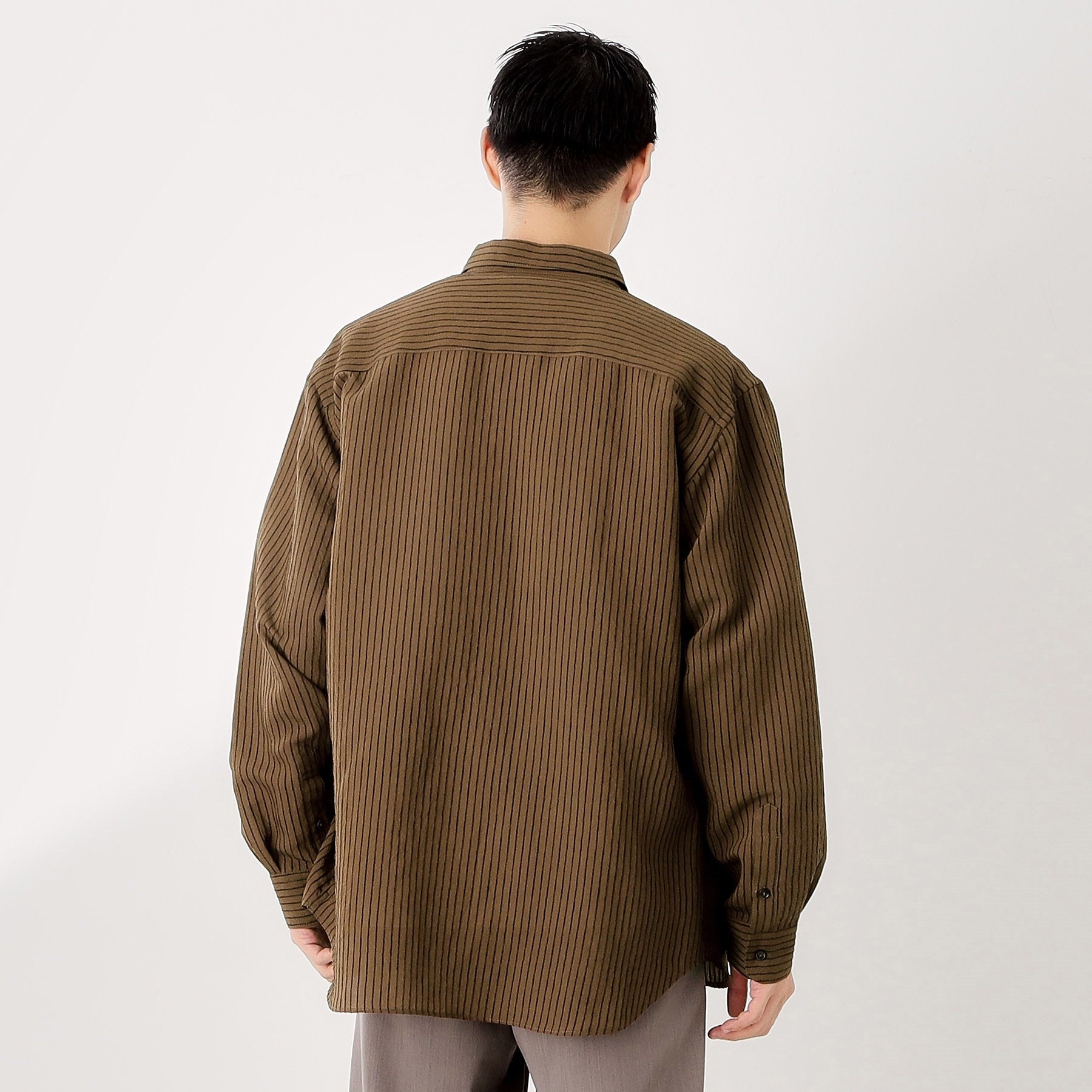 ザ ショップ ティーケー(メンズ) THE SHOP TK(Men) チェック＆ストライプアソート長袖シャツ【洗濯機OK】 （ブルーグリーン(397)） ブルーグリーン(397)