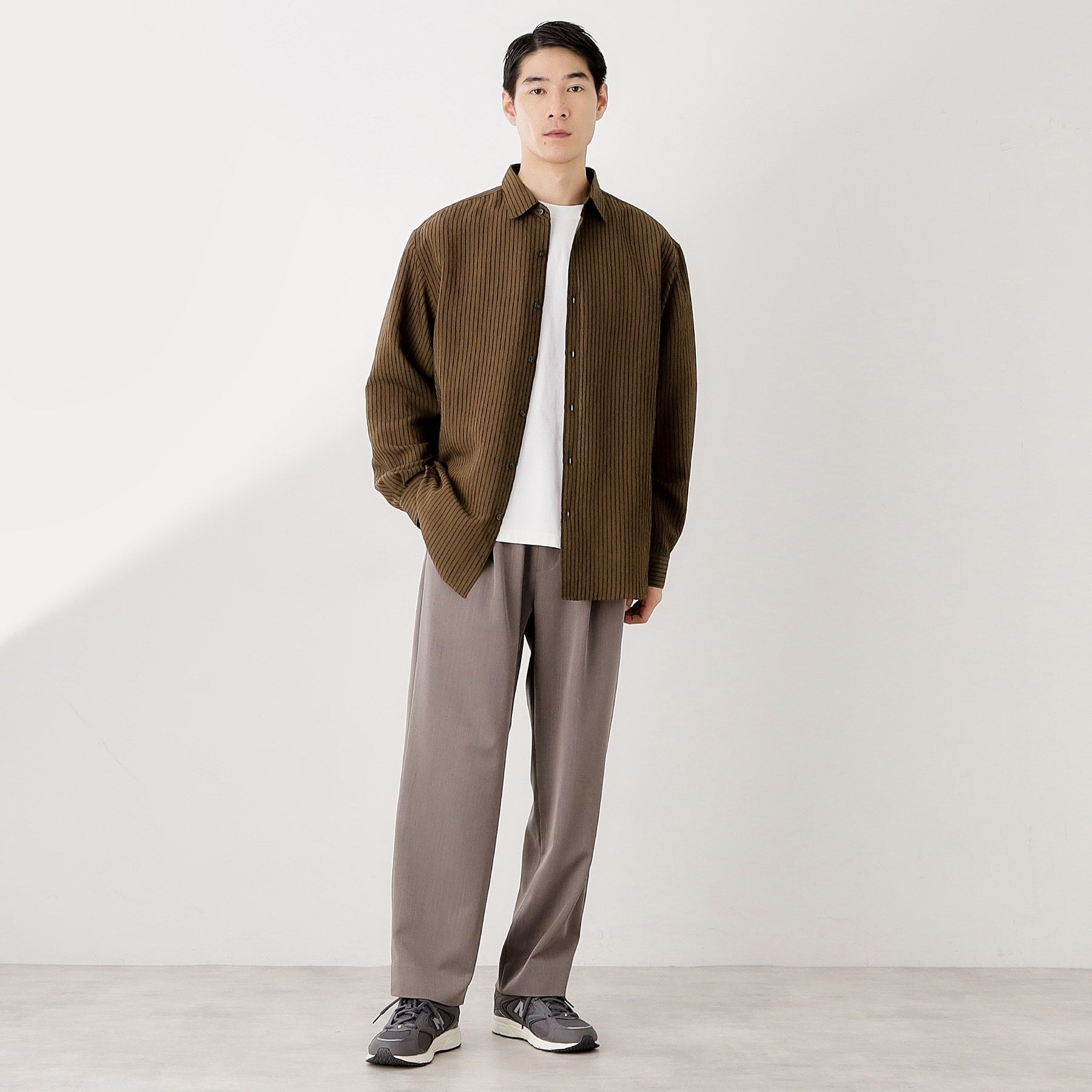 ザ ショップ ティーケー(メンズ) THE SHOP TK(Men) チェック＆ストライプアソート長袖シャツ【洗濯機OK】 （ブルーグリーン(397)） ブルーグリーン(397)