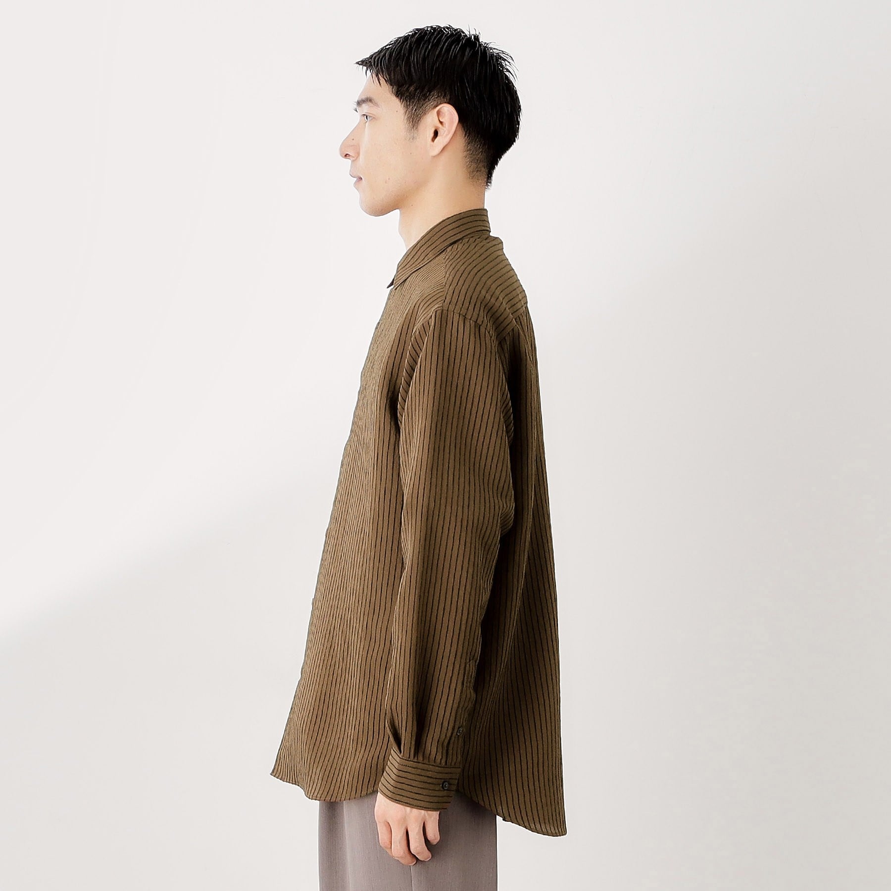 ザ ショップ ティーケー(メンズ) THE SHOP TK(Men) チェック＆ストライプアソート長袖シャツ【洗濯機OK】 （ブルーグリーン(397)） ブルーグリーン(397)