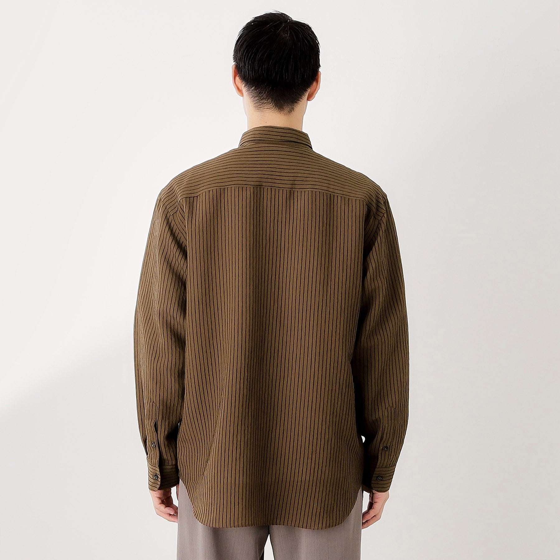 ザ ショップ ティーケー(メンズ) THE SHOP TK(Men) チェック＆ストライプアソート長袖シャツ【洗濯機OK】 （ブルーグリーン(397)） ブルーグリーン(397)