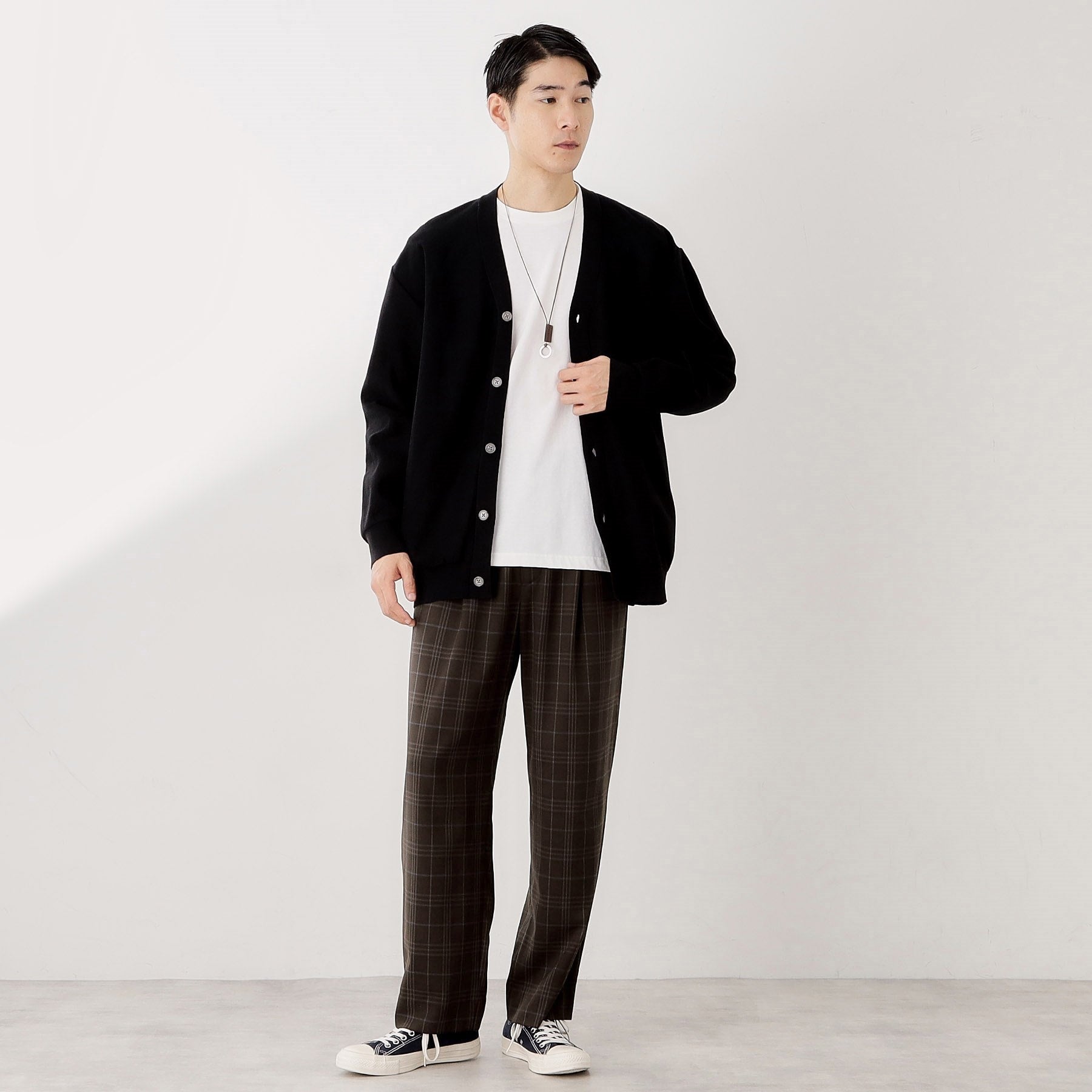 ザ ショップ ティーケー(メンズ) THE SHOP TK(Men) セミワイドイージーパンツ （ブラウン(044)） ブラウン(044)