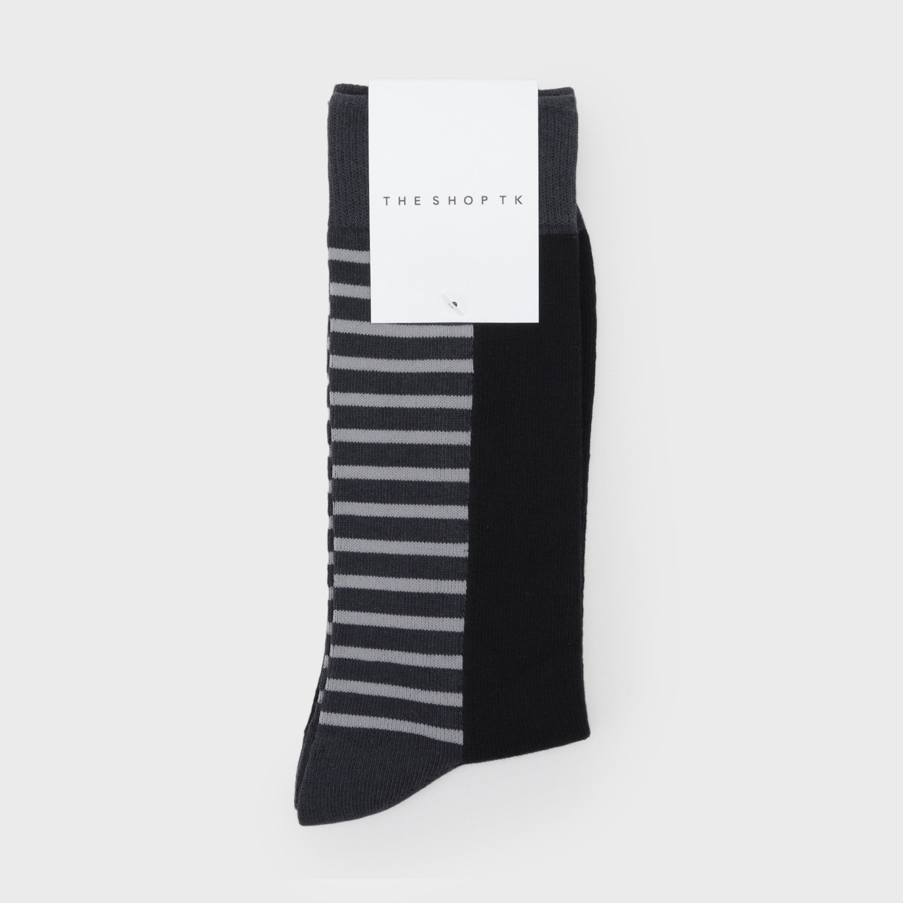 ザ ショップ ティーケー(メンズ) THE SHOP TK(Men) パネルデザインソックス （ブラック(019)） ブラック(019)