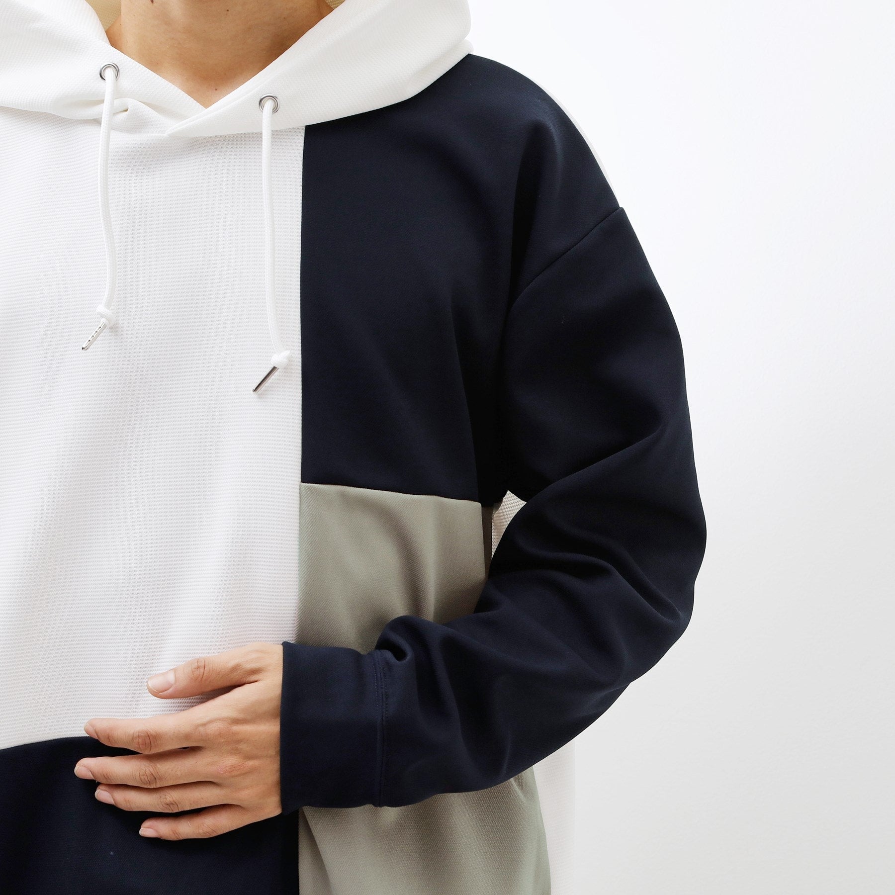 ザ ショップ ティーケー(メンズ) THE SHOP TK(Men) ブロッキングパーカー （ブルー(092)） ブルー(092)