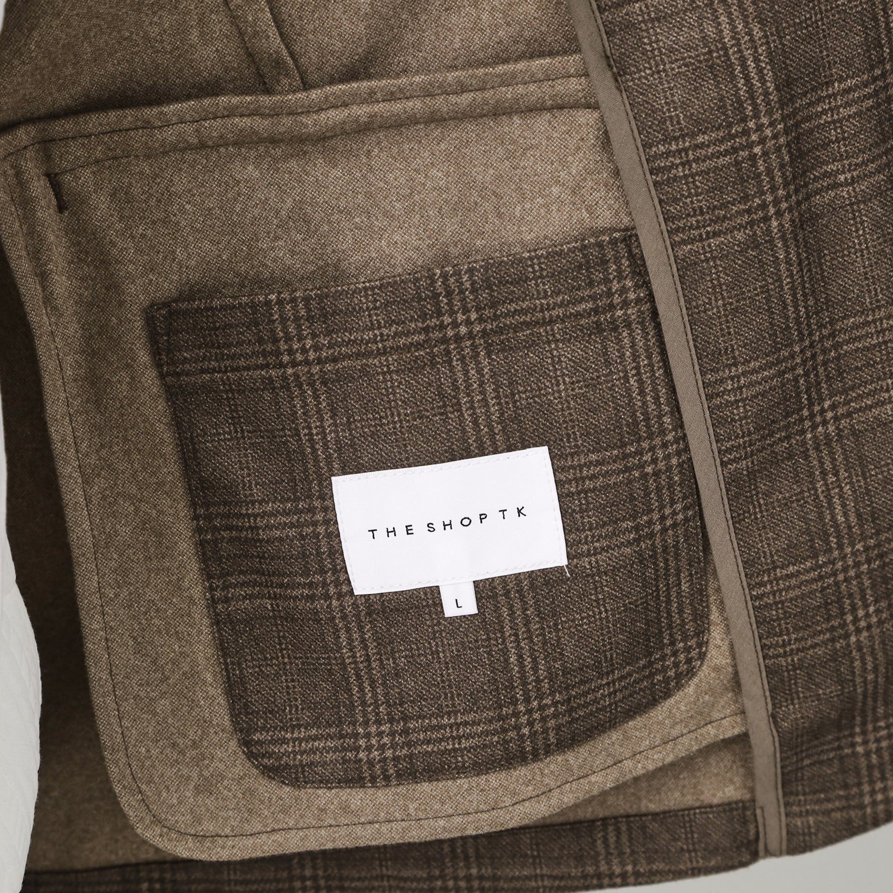 ザ ショップ ティーケー(メンズ) THE SHOP TK(Men) ホームスパンジャージジャケット【セットアップ可】 （チャコールグレー(013)） チャコールグレー(013)