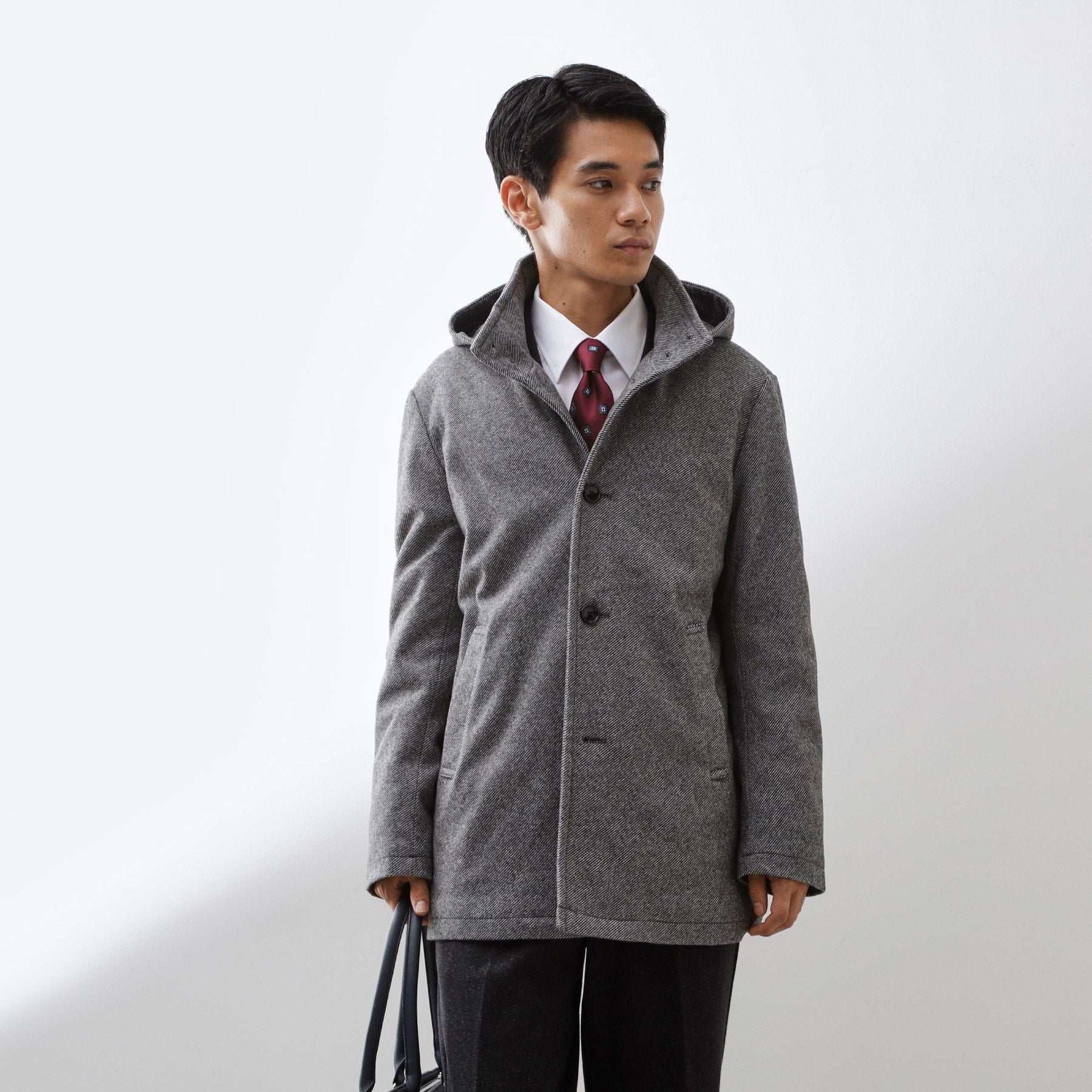 ザ ショップ ティーケー(メンズ) THE SHOP TK(Men) ウーリックスタンドメルトンコート （グレー(412)） グレー(412)