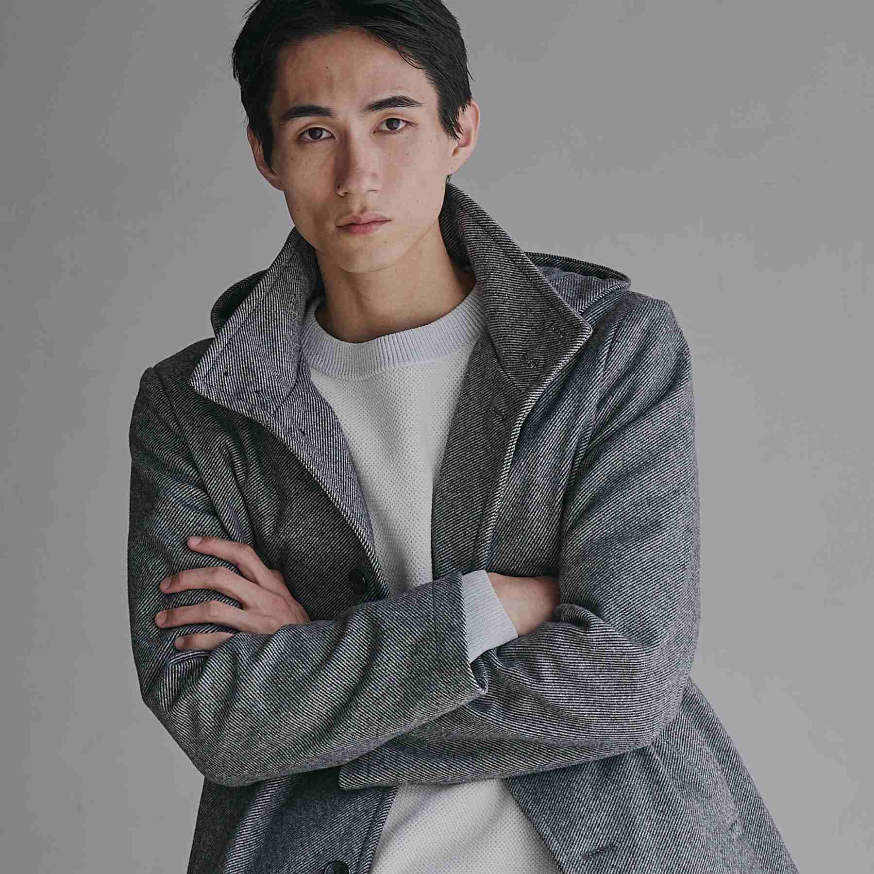 ザ ショップ ティーケー(メンズ) THE SHOP TK(Men) ウーリックスタンドメルトンコート （グレー(412)） グレー(412)