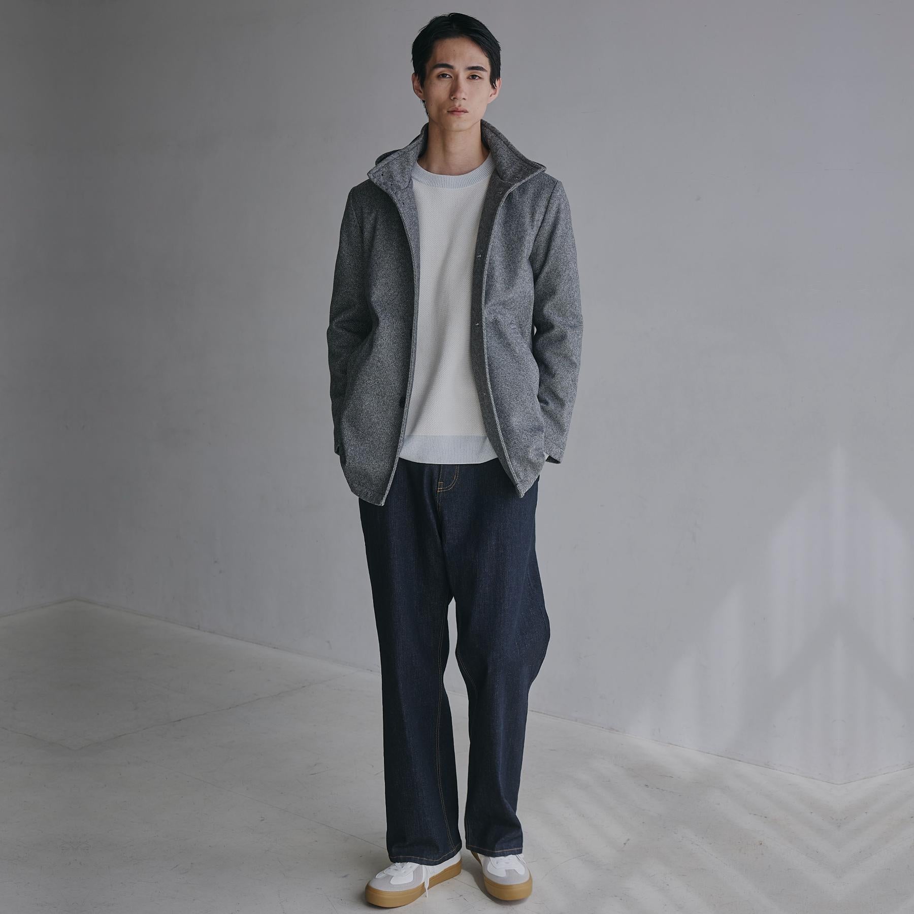 ザ ショップ ティーケー(メンズ) THE SHOP TK(Men) ウーリックスタンドメルトンコート （グレー(412)） グレー(412)