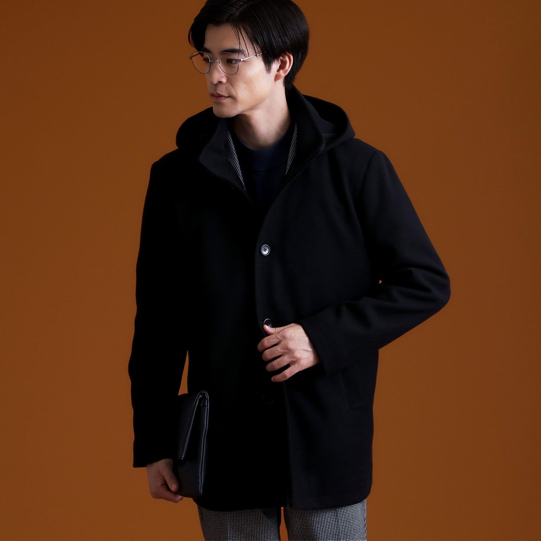 ザ ショップ ティーケー(メンズ) THE SHOP TK(Men) ウーリックスタンドメルトンコート （グレー(412)） グレー(412)