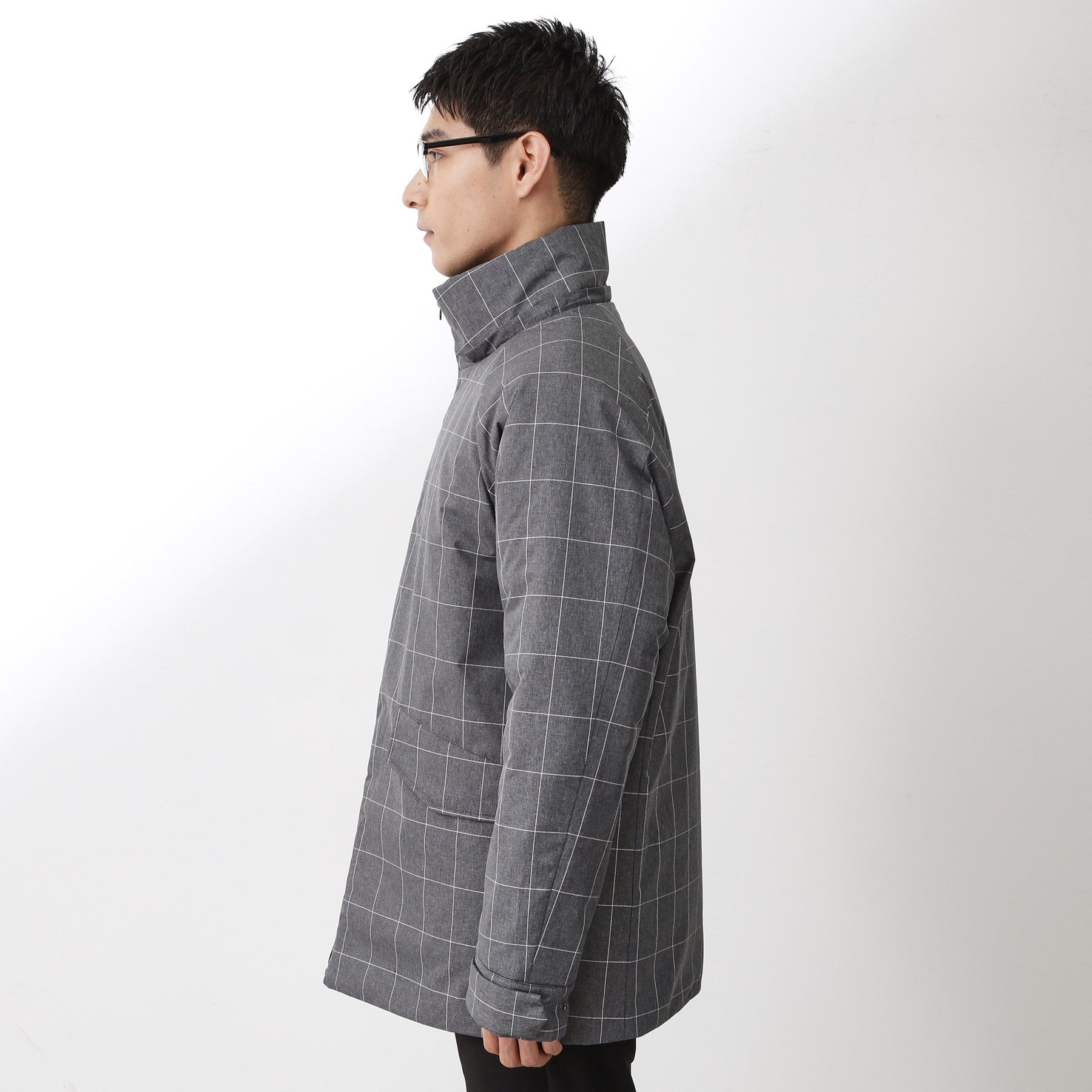 ザ ショップ ティーケー(メンズ) THE SHOP TK(Men) SORONA／ソロナ 中綿2WAYブルゾン 【防風／洗濯機OK／フード脱着可】 （ブラック(019)） ブラック(019)