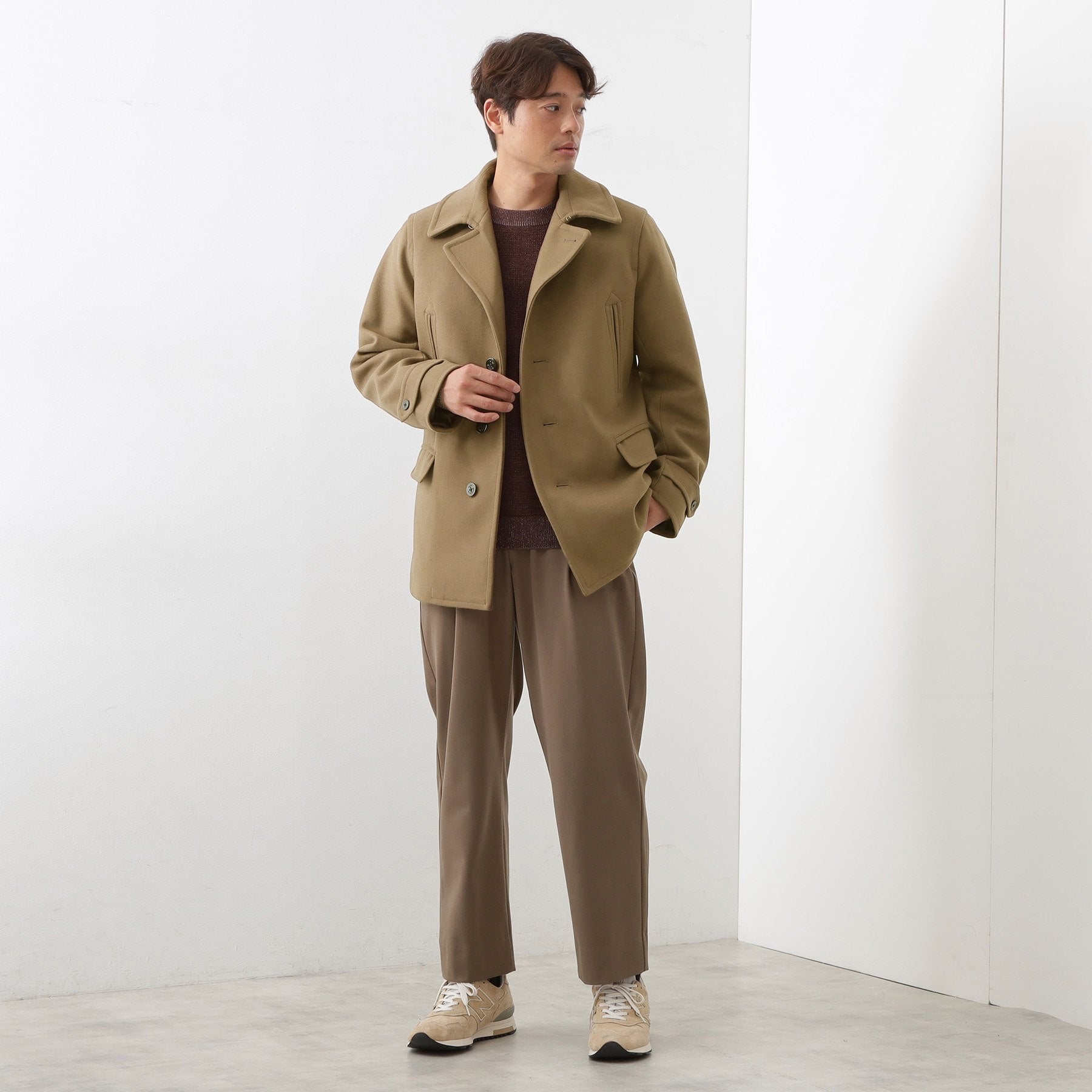 ザ ショップ ティーケー(メンズ) THE SHOP TK(Men) ウーリックシングルPジャケット （ネイビー(094)） ネイビー(094)