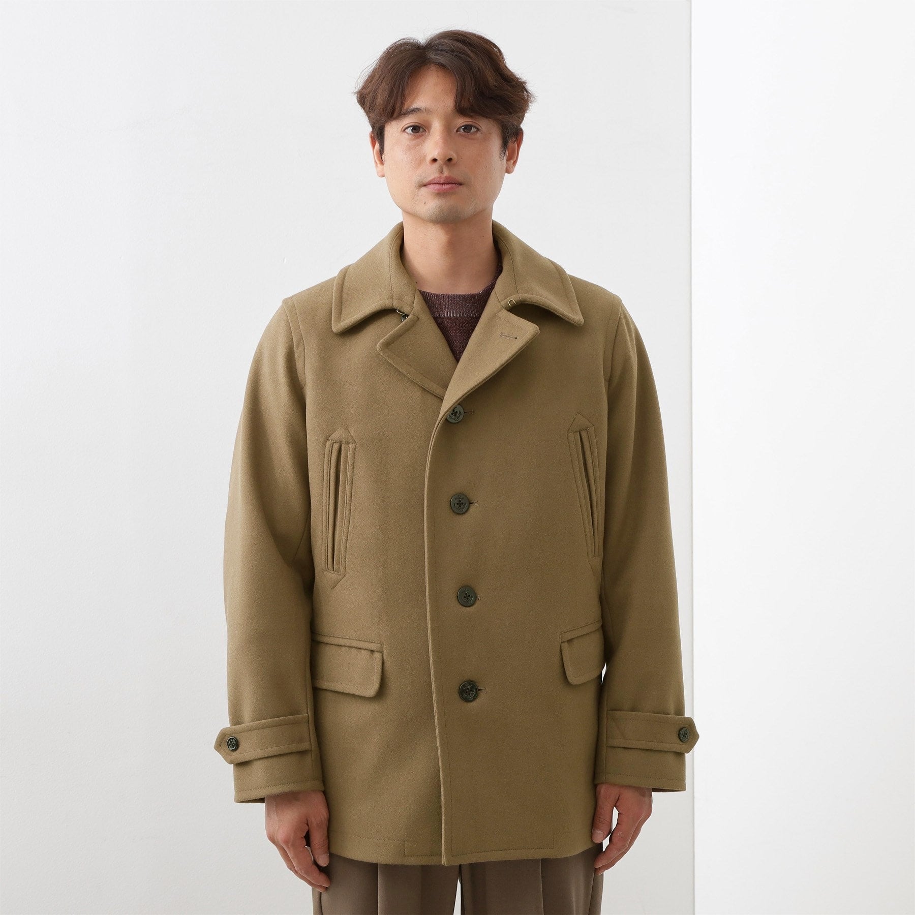 ザ ショップ ティーケー(メンズ) THE SHOP TK(Men) ウーリックシングルPジャケット （ネイビー(094)） ネイビー(094)