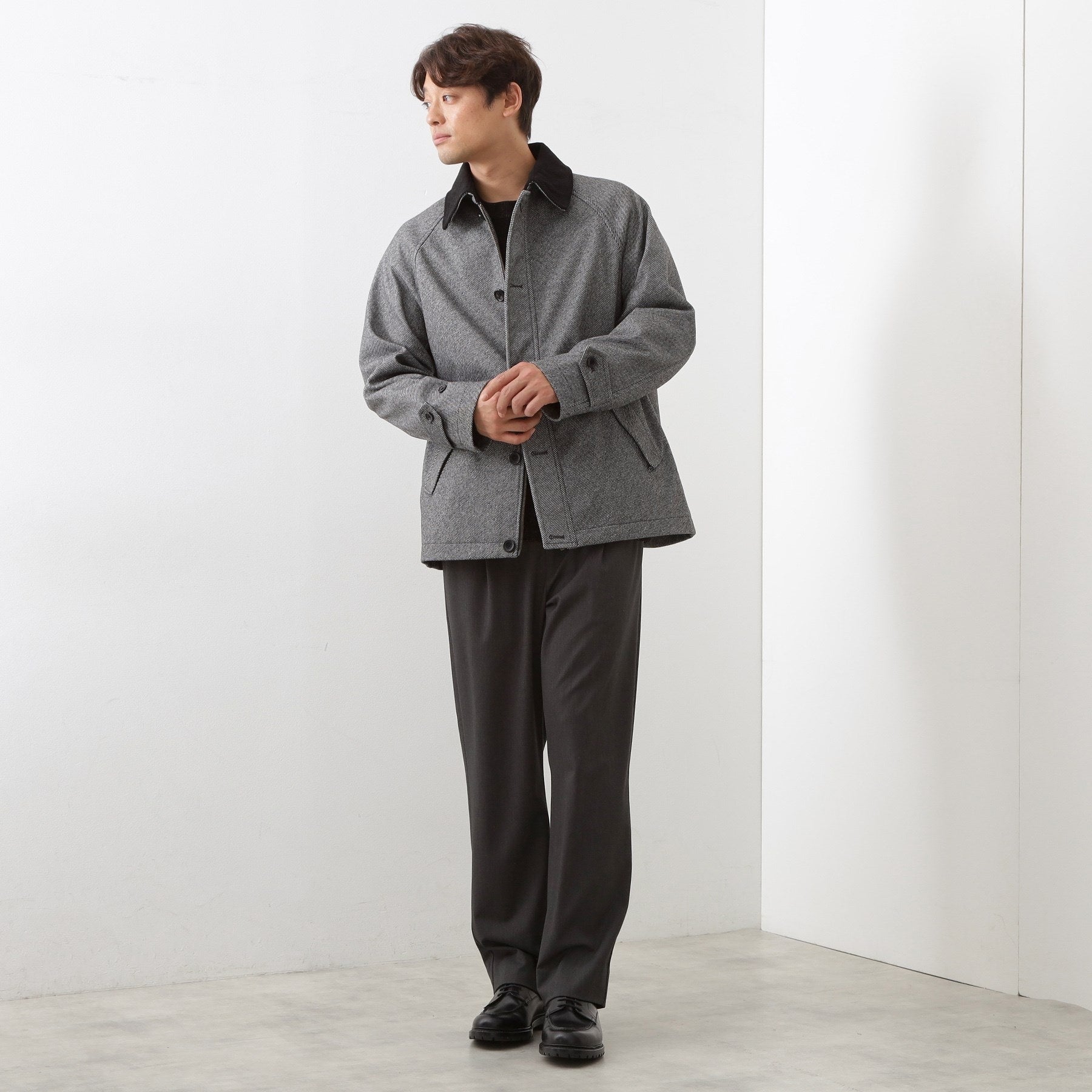 ザ ショップ ティーケー(メンズ) THE SHOP TK(Men) ウーリックデッキブルゾン （グレー(412)） グレー(412)