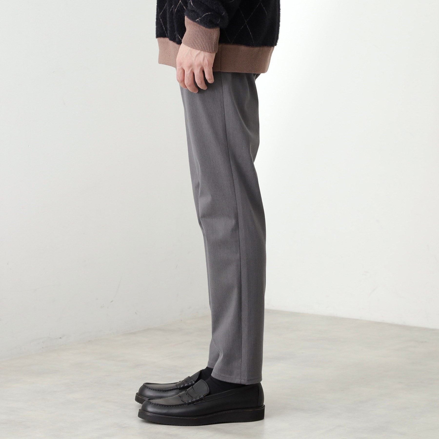 ザ ショップ ティーケー(メンズ) THE SHOP TK(Men) プレミアムスキニーパンツ WARM【裏起毛/360°ストレッチ/洗濯機OK】 （ブラウン(044)） ブラウン(044)