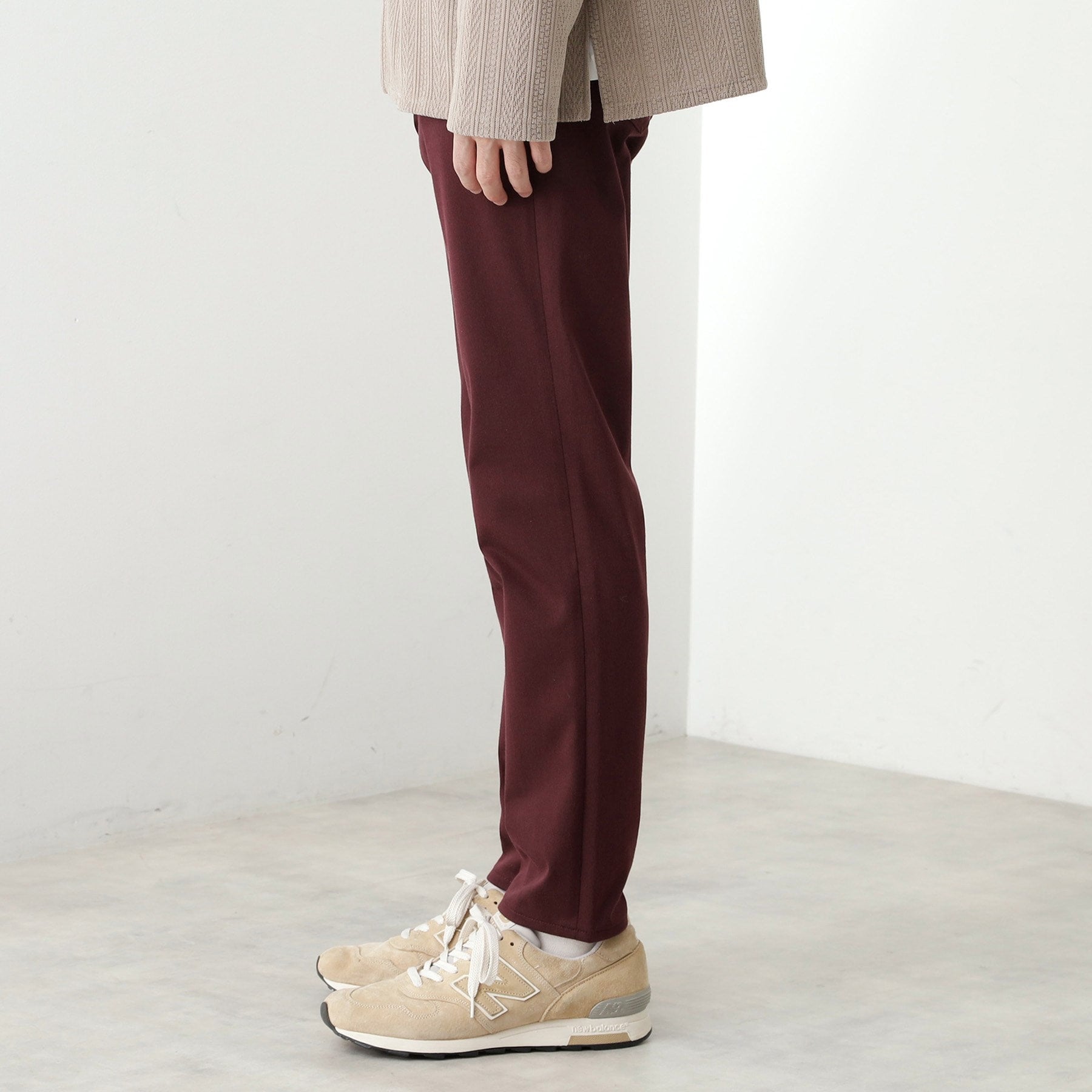 ザ ショップ ティーケー(メンズ) THE SHOP TK(Men) プレミアムスキニーパンツ WARM【裏起毛/360°ストレッチ/洗濯機OK】 （ブラウン(044)） ブラウン(044)