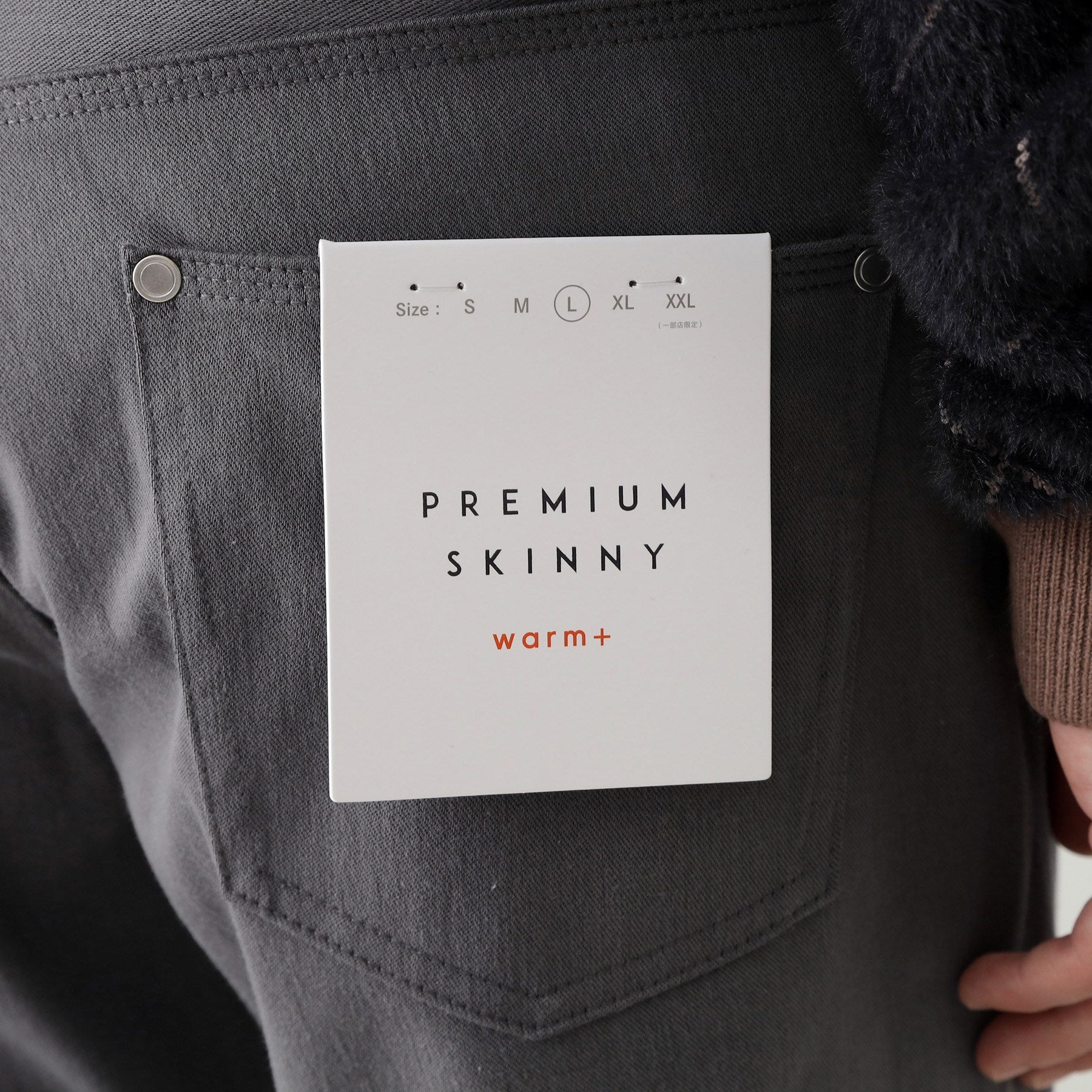 ザ ショップ ティーケー(メンズ) THE SHOP TK(Men) プレミアムスキニーパンツ WARM【裏起毛/360°ストレッチ/洗濯機OK】 （ブラウン(044)） ブラウン(044)