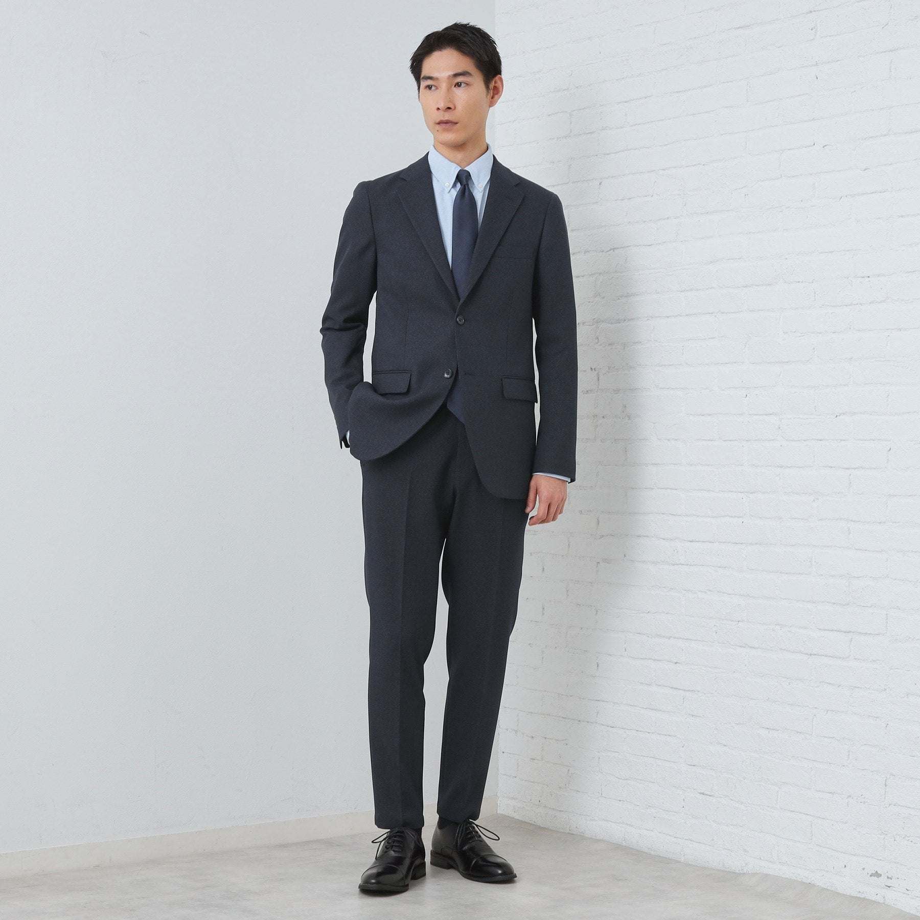 ザ ショップ ティーケー(メンズ) THE SHOP TK(Men) AVANT WOOLYグレンチェックパンツ （ネイビー(294)） ネイビー(294)