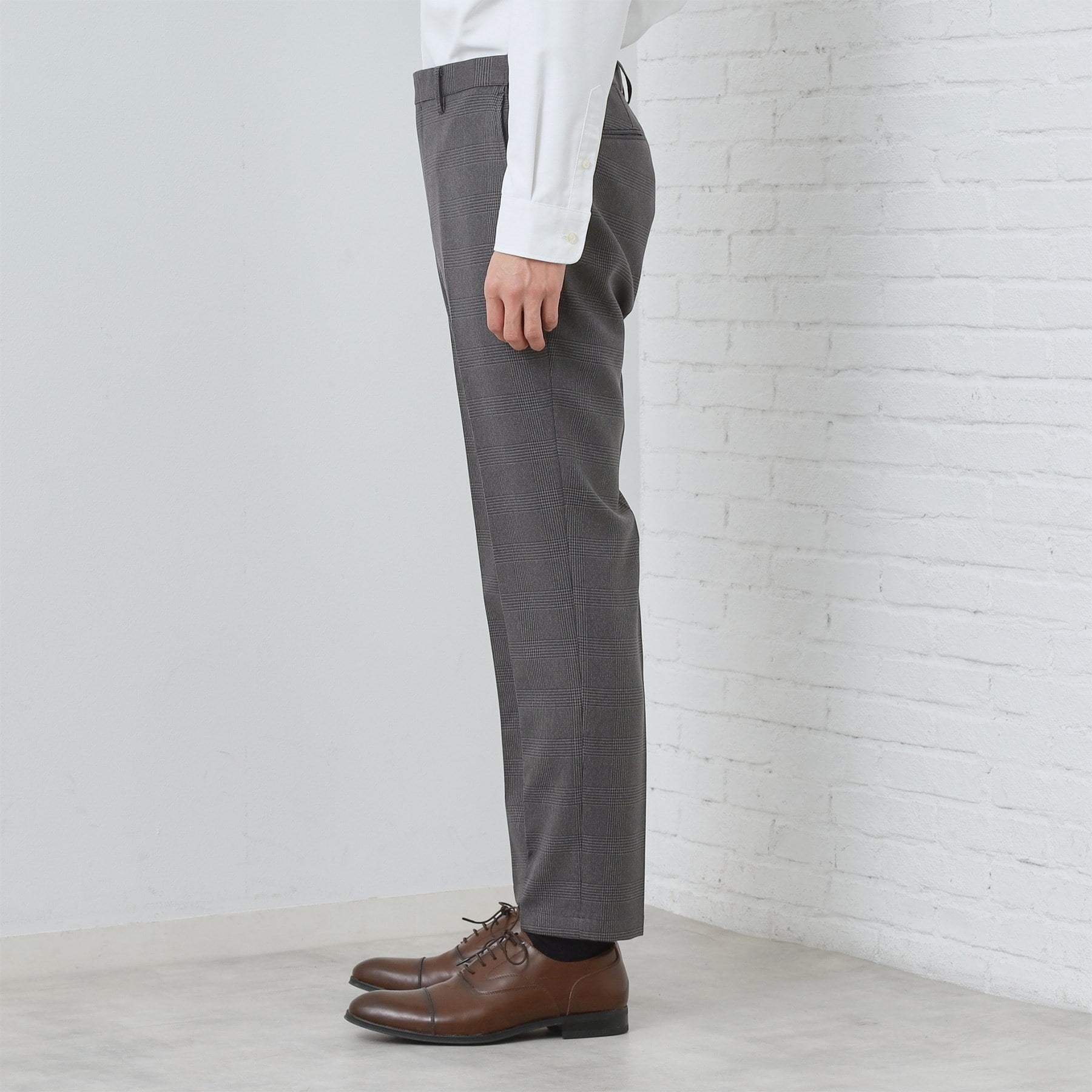 ザ ショップ ティーケー(メンズ) THE SHOP TK(Men) AVANT WOOLYグレンチェックパンツ （ネイビー(294)） ネイビー(294)