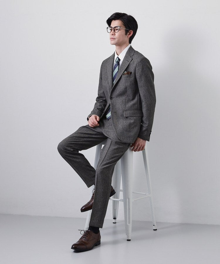 ザ ショップ ティーケー(メンズ) THE SHOP TK(Men) 【セットアップ可／洗濯機OK】AVANT AIR メッシュスラックス （グレー(012)） グレー(012)