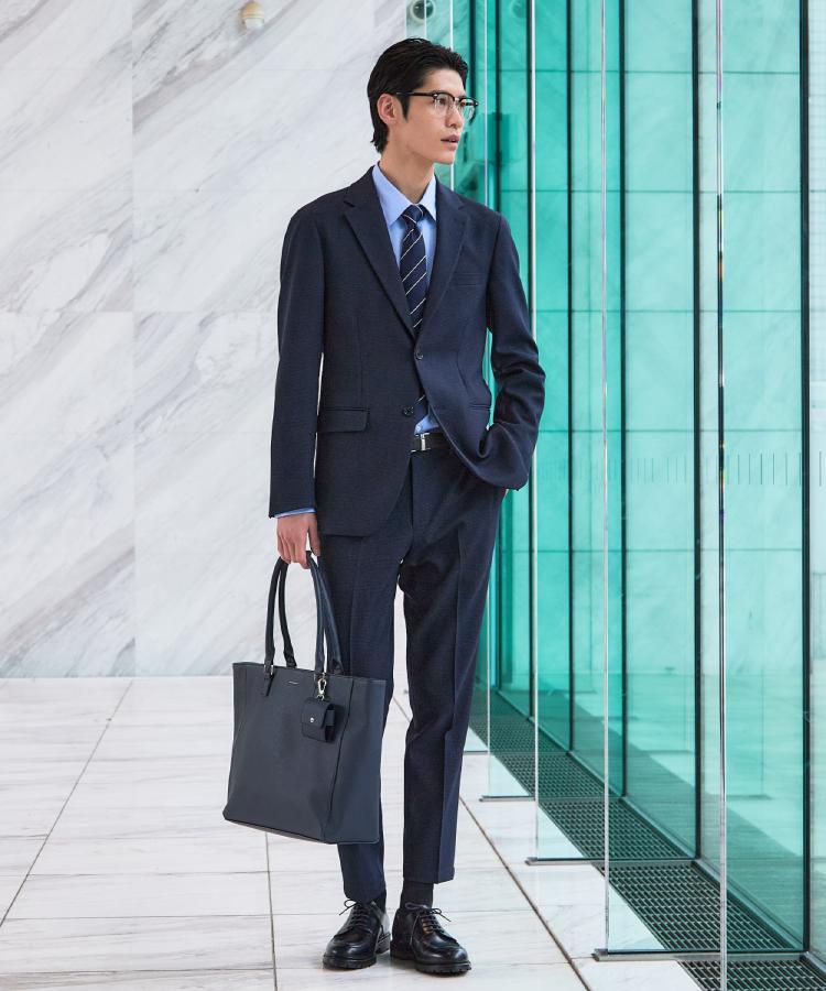 ザ ショップ ティーケー(メンズ) THE SHOP TK(Men) 【セットアップ可／洗濯機OK／ストレッチ】TRジャージスラックス （チャコールグレー(214)） チャコールグレー(214)