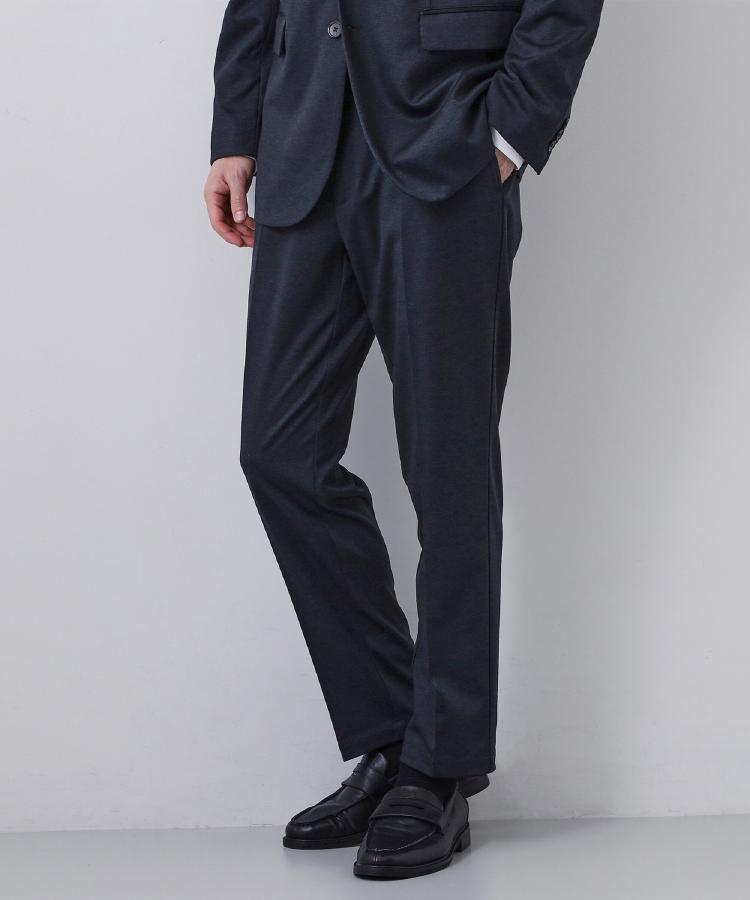 ザ ショップ ティーケー(メンズ) THE SHOP TK(Men) 【セットアップ可／洗濯機OK／ストレッチ】TRジャージスラックス （チャコールグレー(214)） チャコールグレー(214)