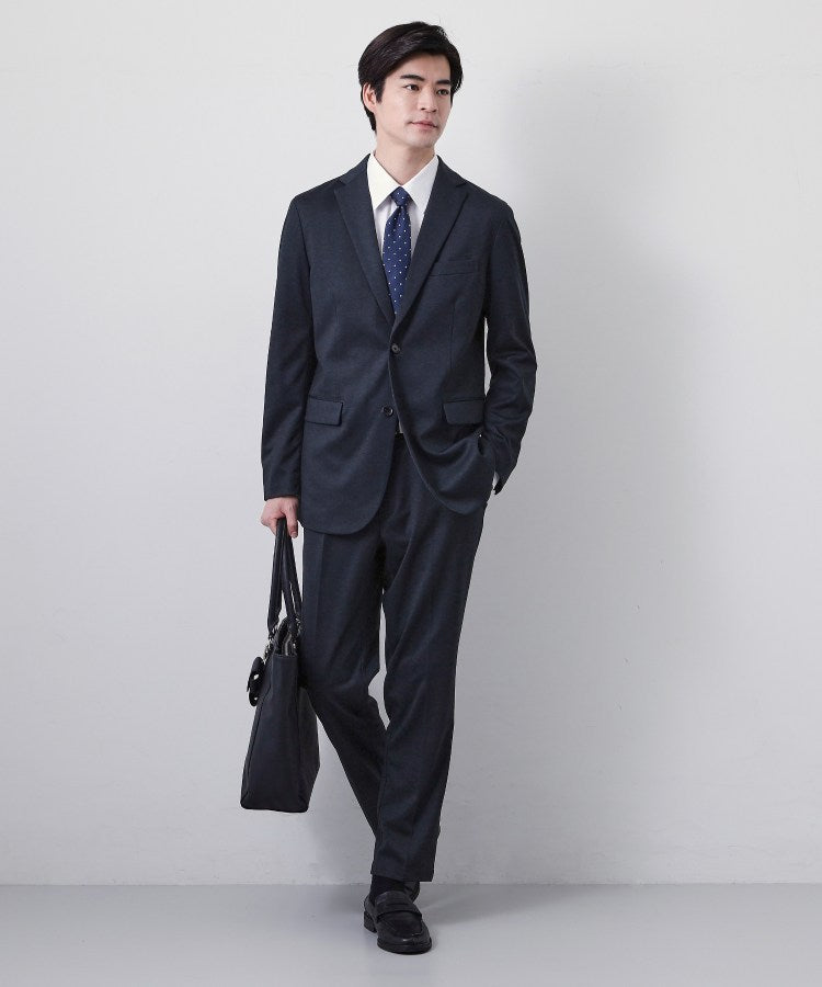 ザ ショップ ティーケー(メンズ) THE SHOP TK(Men) 【セットアップ可／洗濯機OK／ストレッチ】TRジャージスラックス （チャコールグレー(214)） チャコールグレー(214)