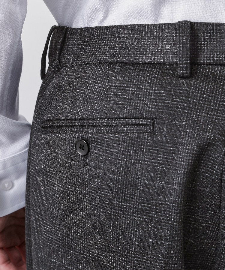 ザ ショップ ティーケー(メンズ) THE SHOP TK(Men) 【セットアップ可／洗濯機OK／ストレッチ】TRジャージスラックス （チャコールグレー(214)） チャコールグレー(214)