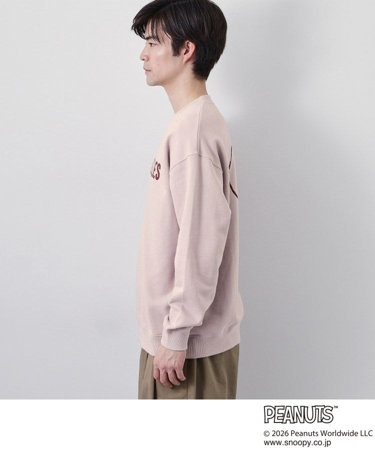 ザ ショップ ティーケー(メンズ) THE SHOP TK(Men) PEANUTS ／ ピーナッツ スヌーピー ミニ裏毛スウェット （ネイビー(094)） ネイビー(094)