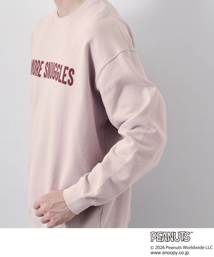 ザ ショップ ティーケー(メンズ) THE SHOP TK(Men) PEANUTS ／ ピーナッツ スヌーピー ミニ裏毛スウェット （ネイビー(094)） ネイビー(094)