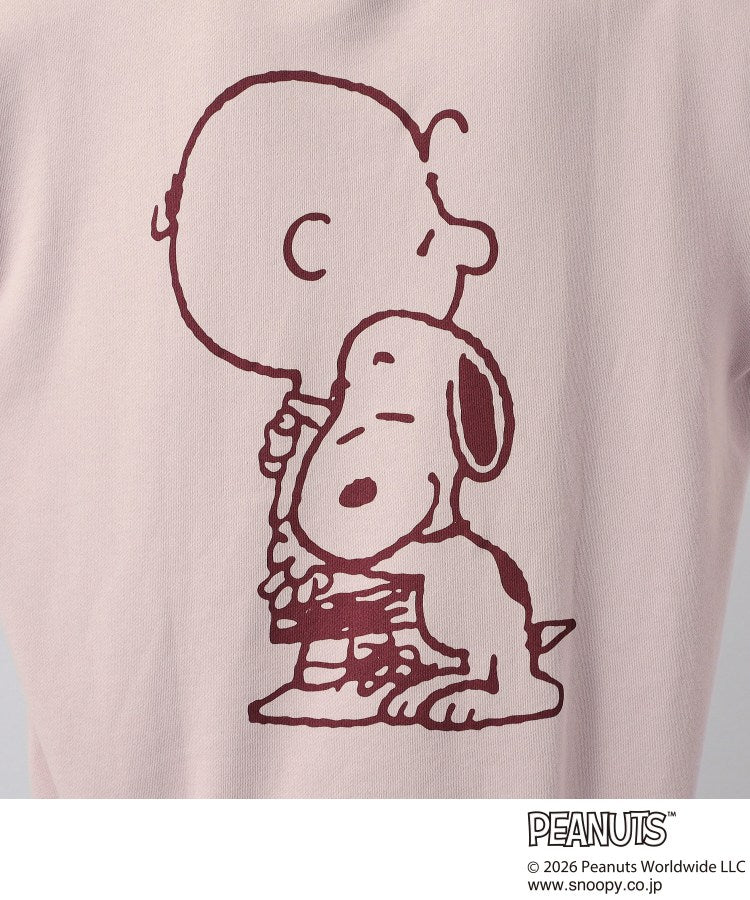 ザ ショップ ティーケー(メンズ) THE SHOP TK(Men) PEANUTS ／ ピーナッツ スヌーピー ミニ裏毛スウェット （ネイビー(094)） ネイビー(094)