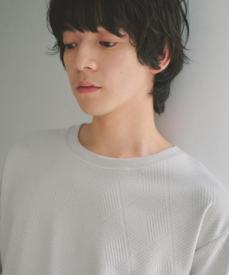ザ ショップ ティーケー(メンズ) THE SHOP TK(Men) ジャガードリンクススウエット （ネイビー(094)） ネイビー(094)