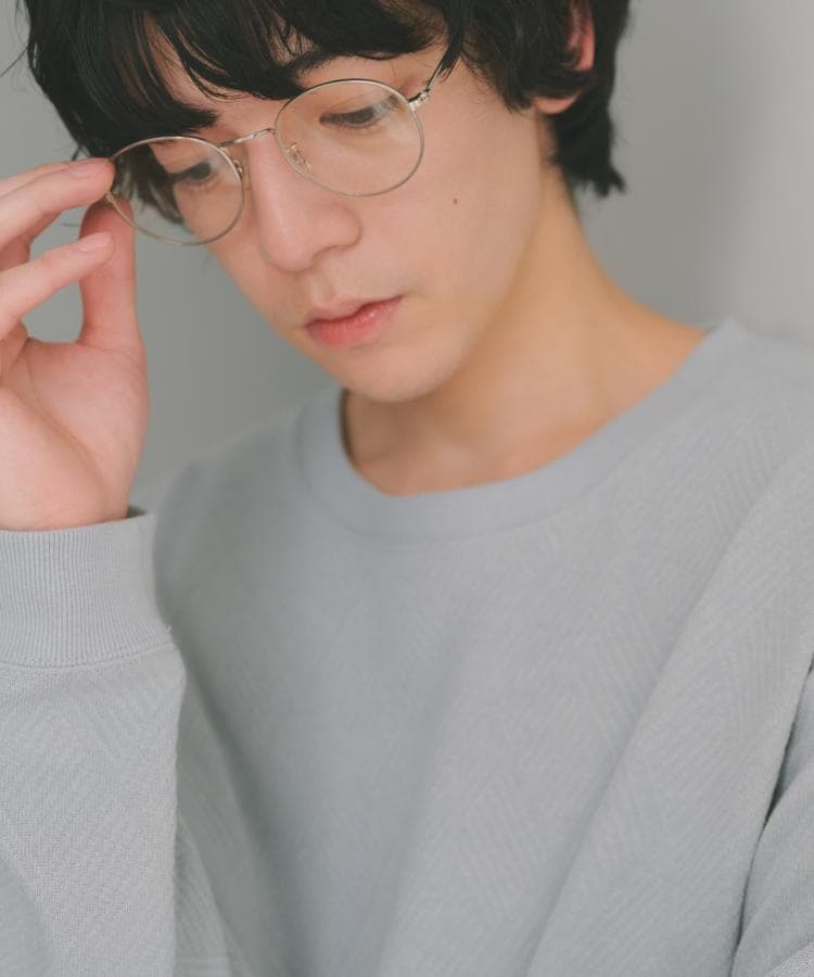 ザ ショップ ティーケー(メンズ) THE SHOP TK(Men) ジャガードリンクススウエット （ネイビー(094)） ネイビー(094)