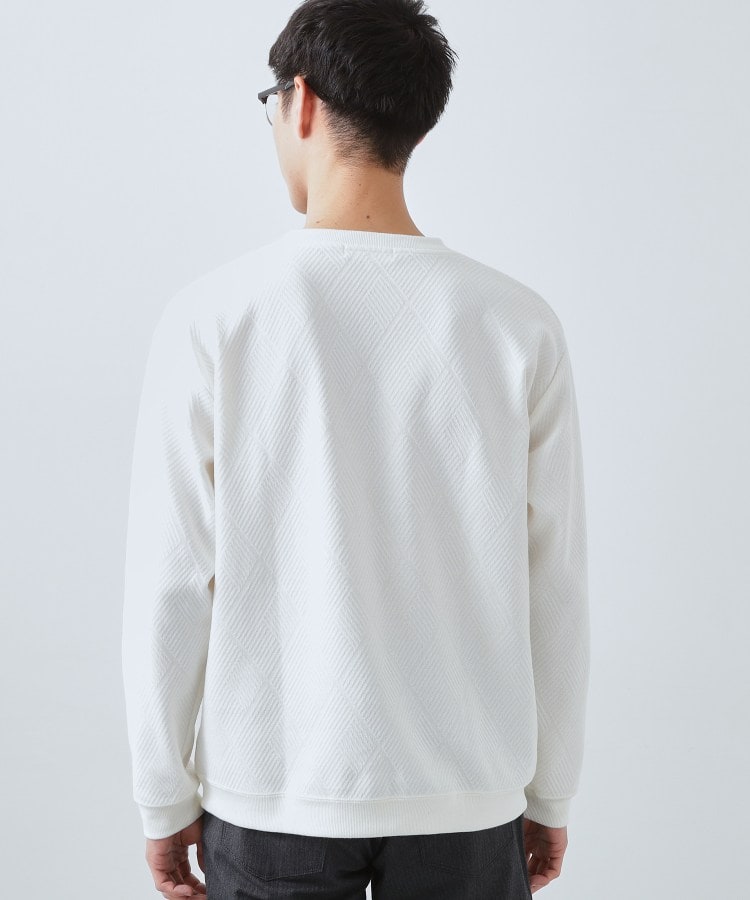 ザ ショップ ティーケー(メンズ) THE SHOP TK(Men) ジャガードリンクススウエット （ネイビー(094)） ネイビー(094)
